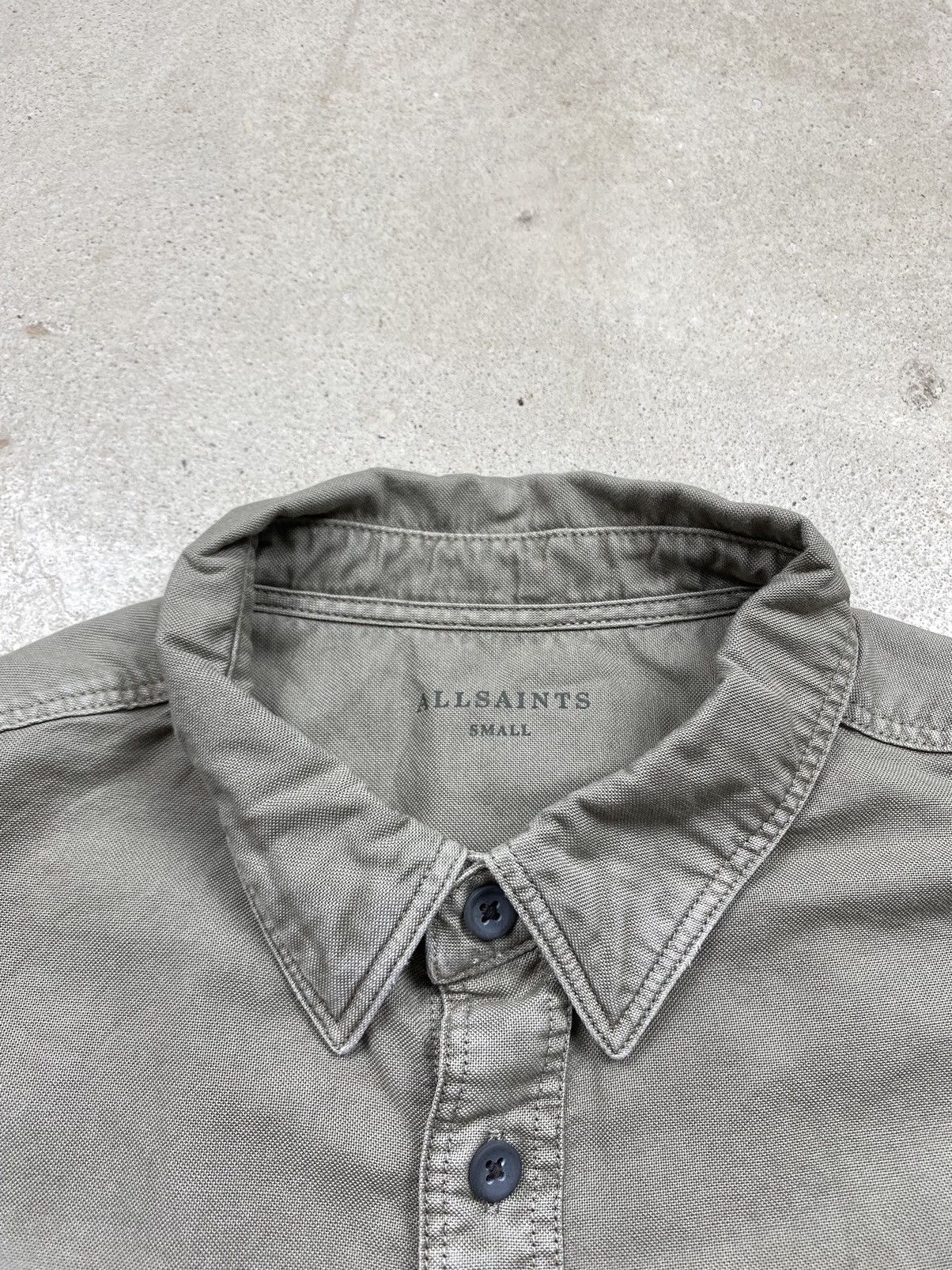 Allsaints Vintage All Saints Washed Shirt Hype Y2K Size US S / EU 44-46 / 1 - 6 Thumbnail