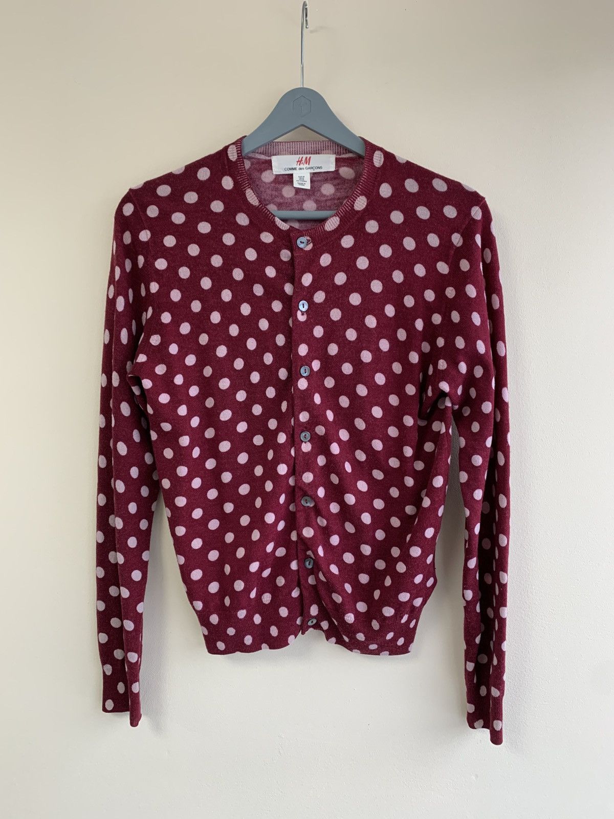 Comme des Garcons Comme des Garcons X H&M Wool Knit Polka Dots Cardigan Size M / US 6-8 / IT 42-44 - 1 Thumbnail