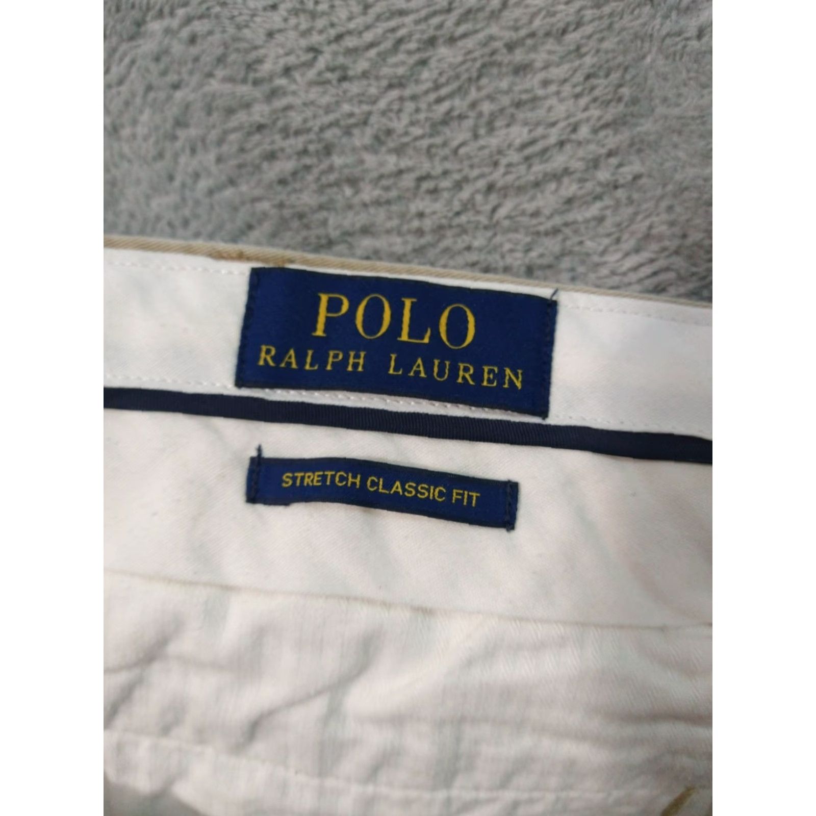 Polo Ralph Lauren Polo Ralph Lauren Pants Mens 36x32 Beige Chino Stretch Classic Fit Flat Front N/A Size US M / EU 48-50 / 2 - 7 Thumbnail