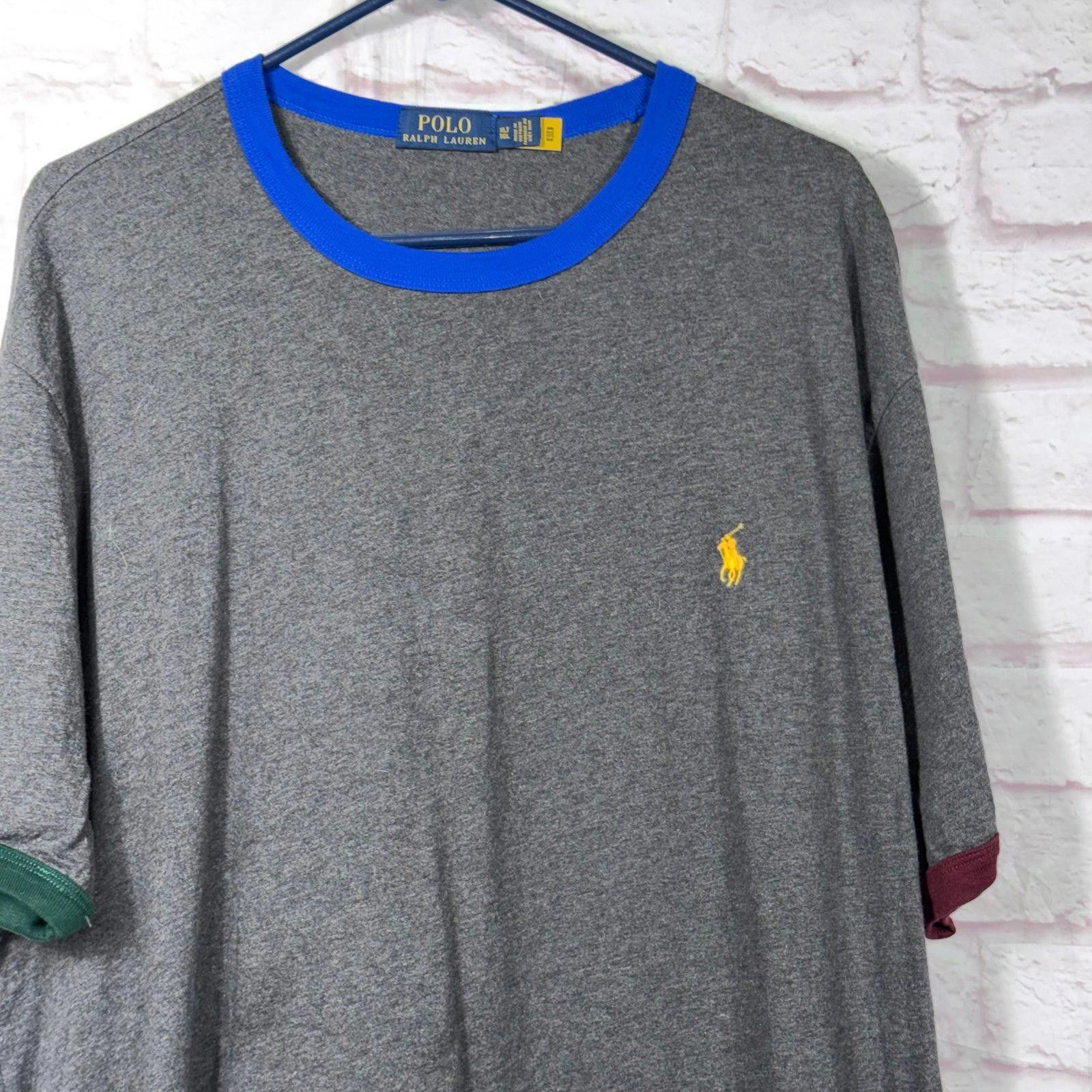 Polo Ralph Lauren Polo Ralph Lauren Men's Colorblock Crewneck T-Shirt XLT Size US XL / EU 56 / 4 - 4 Thumbnail