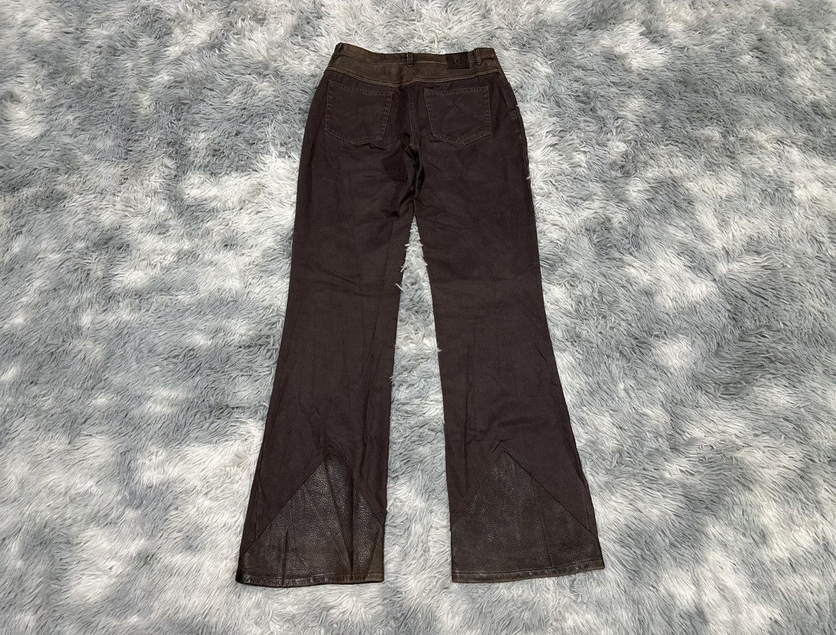 Chanel 🔥Archived Aw02 Chanel Hybrid Leather Denim Western Bootcut Size US 28 / EU 44 - 1 Thumbnail