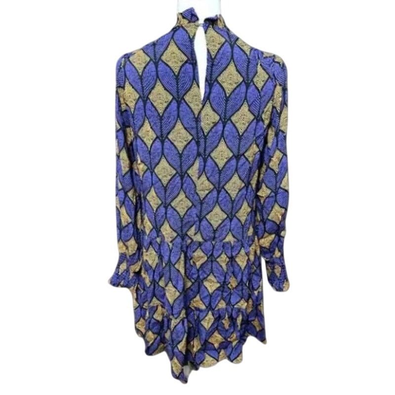 Other Melloday Mini Dress Geometric High Neck Purple Orange XS Size XS / US 0-2 / IT 36-38 - 5 Thumbnail