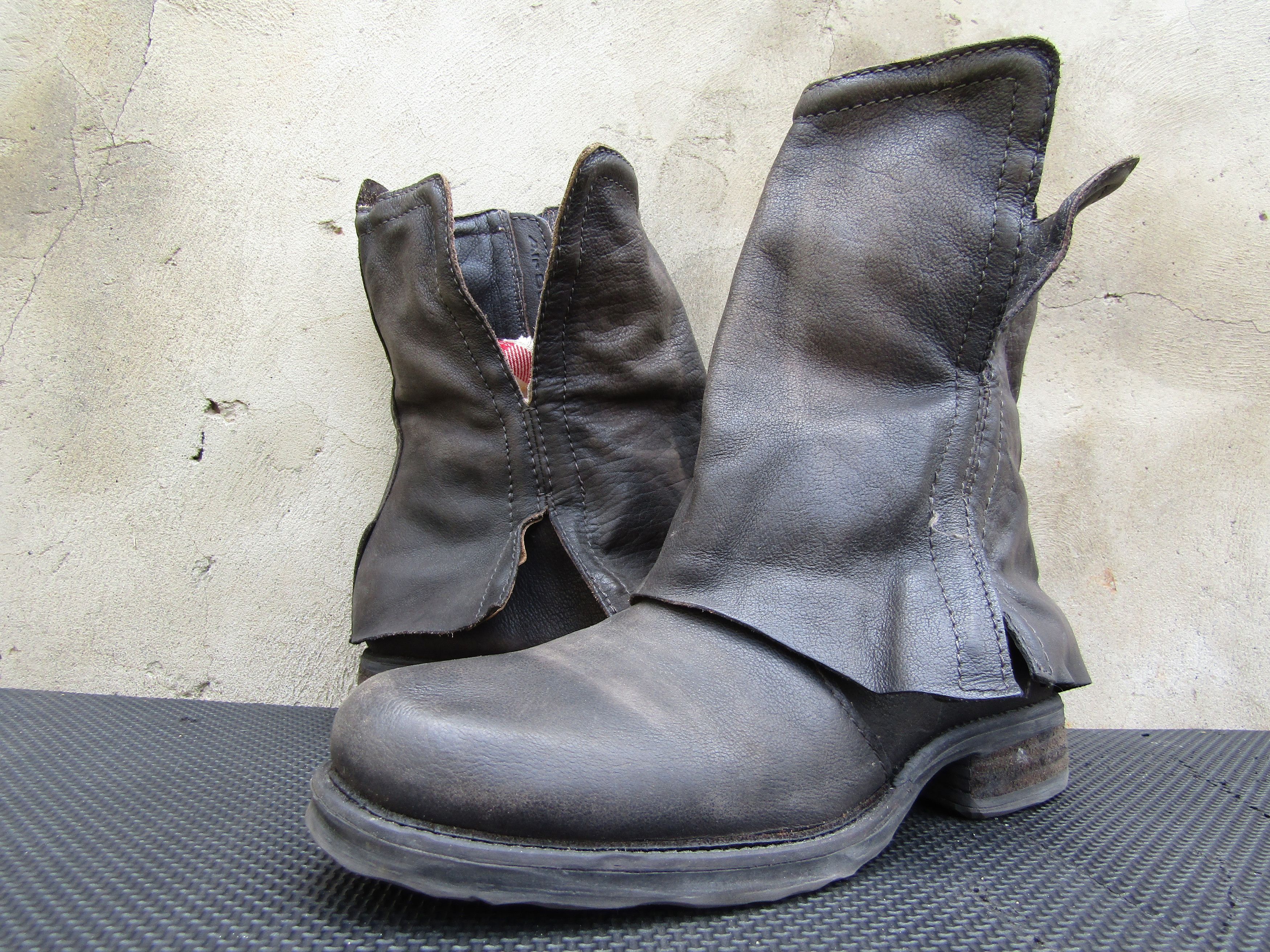 A.S.98 Airstep A.S.98 Boho Rock Leather Zip Biker brown/Gray Punk Size US 8 / IT 38 - 1 Thumbnail
