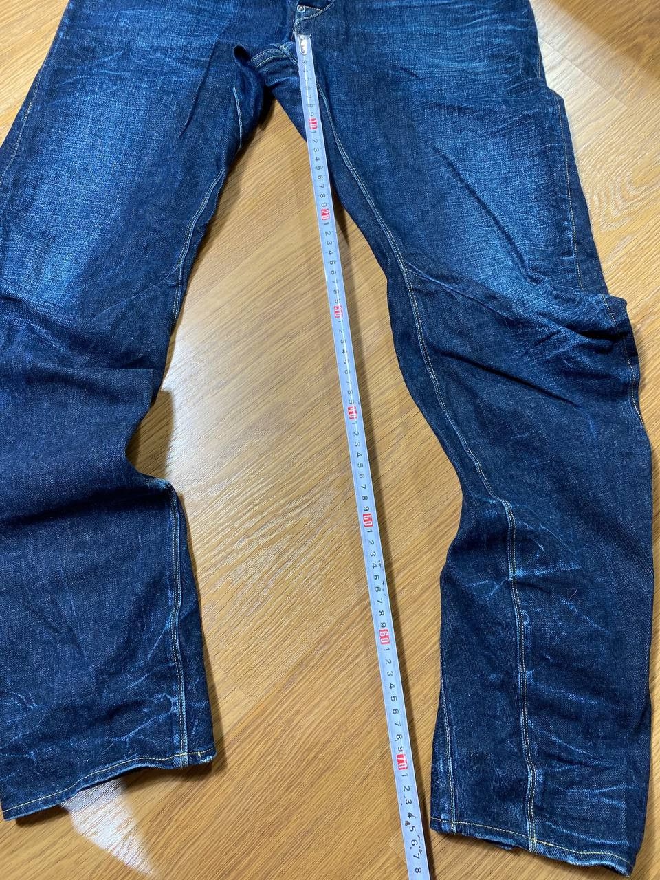 G-Star Crazy Crash Dirty Baggy Faded Jean Japan Avant Garde Style Size US 31 - 17 Thumbnail