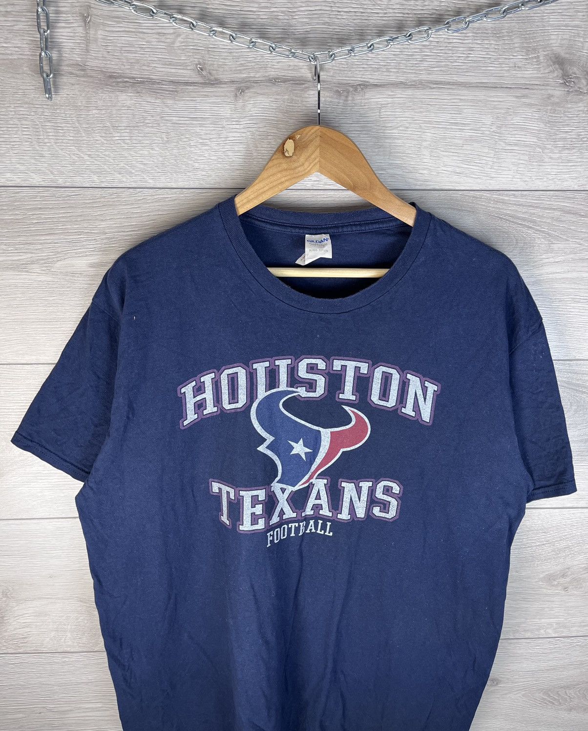 Fruit Of The Loom Vintage men’s merch t-shirt Houston Texans Football size xxl Size US XXL / EU 58 / 5 - 5 Thumbnail