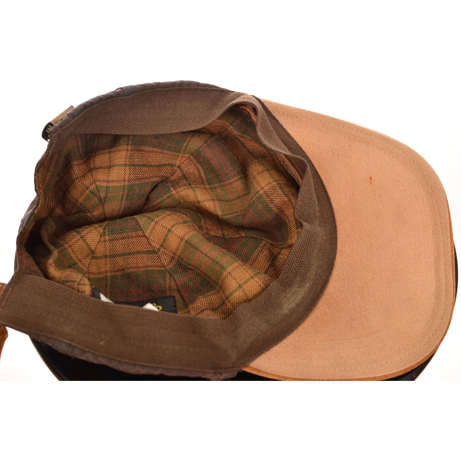 Barbour Barbour Wax Cotton Suede Cap Men One Size Made in England Brown Baseball Cap OS 0075 Size ONE SIZE - 7 Thumbnail