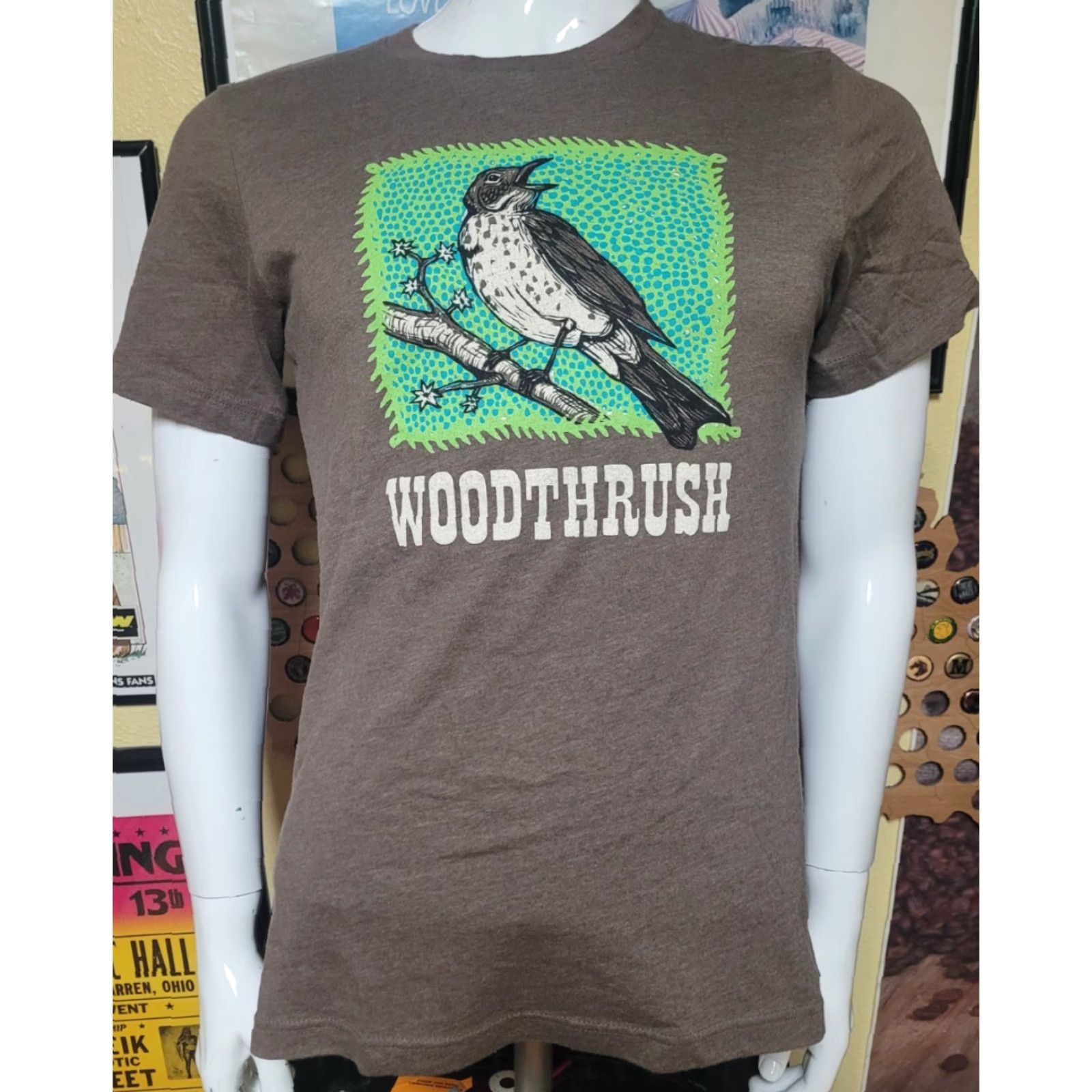 Vintage VINTAGE Little Fish Brewing Company Woodthrush T Shirt Craft Beer Athens OH Nice Medium Size US M / EU 48-50 / 2 - 2 Thumbnail