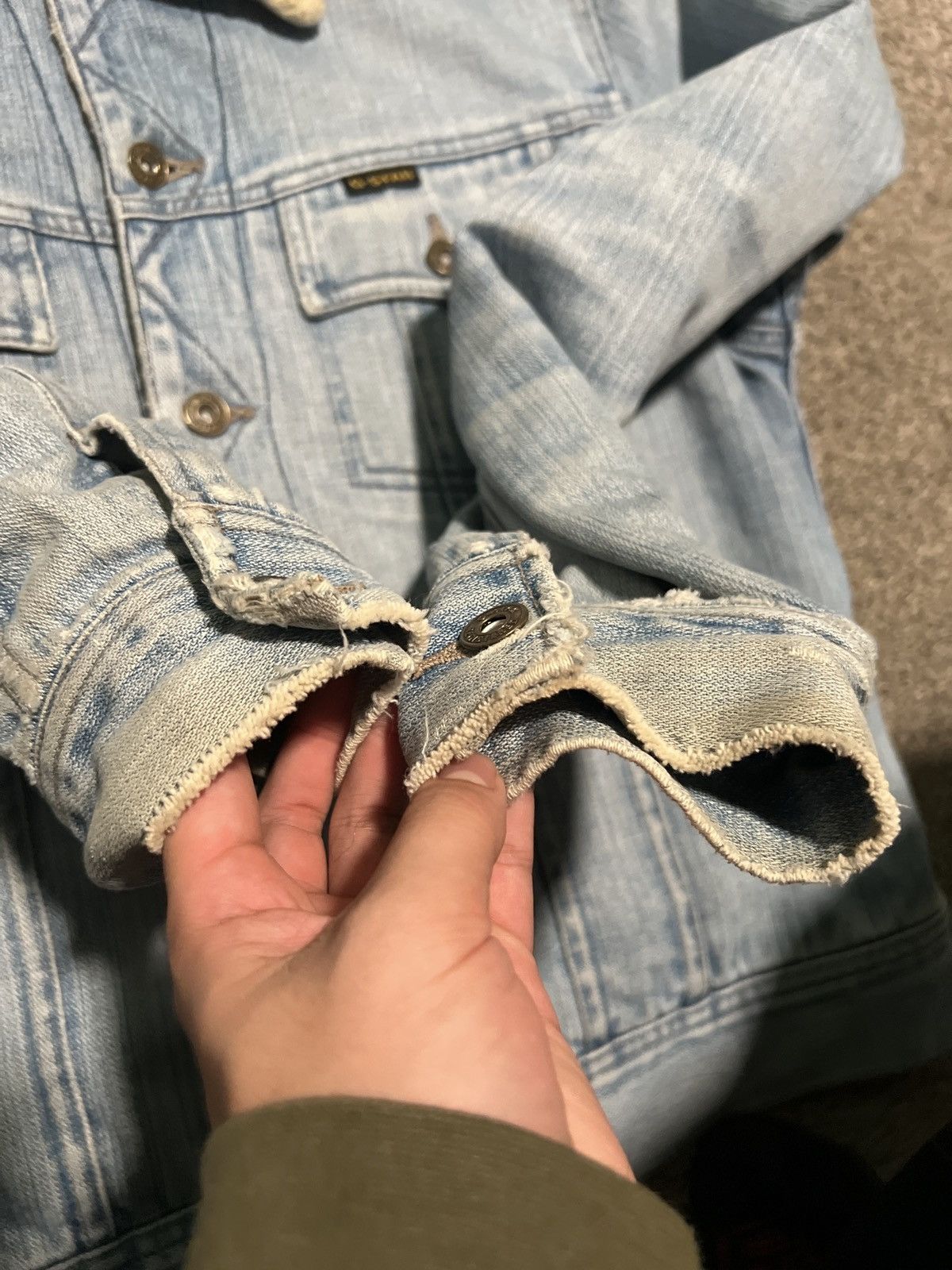 G-Star G-Star Sherpa Lined Trucker Denim Jacket Size US M / EU 48-50 / 2 - 4 Thumbnail