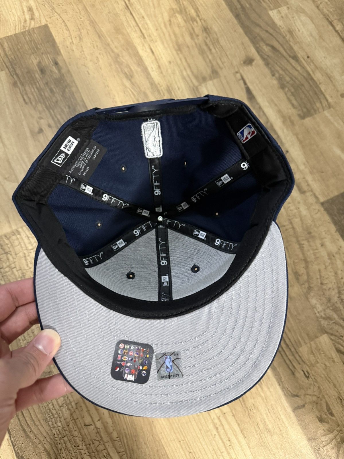 New Era New Era Navy Minnesota Timberwolves Snapback Hat Size ONE SIZE - 3 Thumbnail