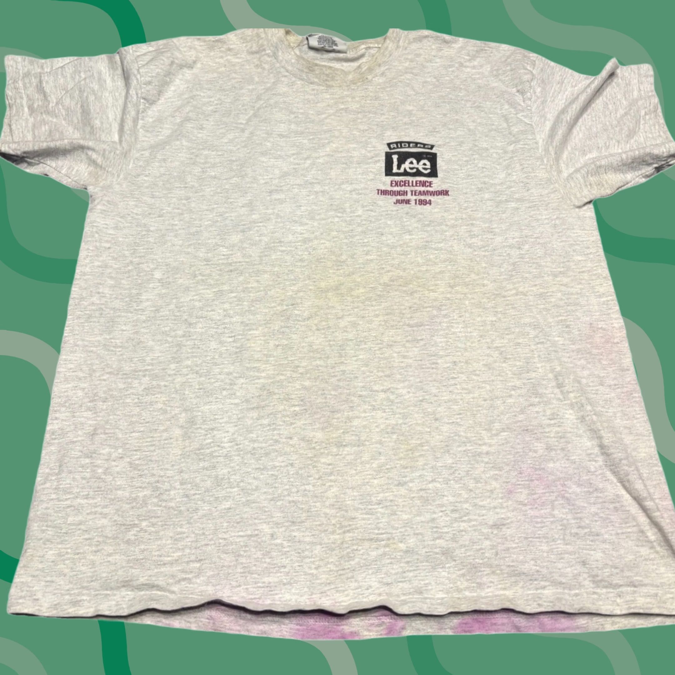 Vintage VINTAGE 90s Lee Riders T Shirt L White Mens Shirts 90s Storm Theme Size US L / EU 52-54 / 3 - 1 Thumbnail