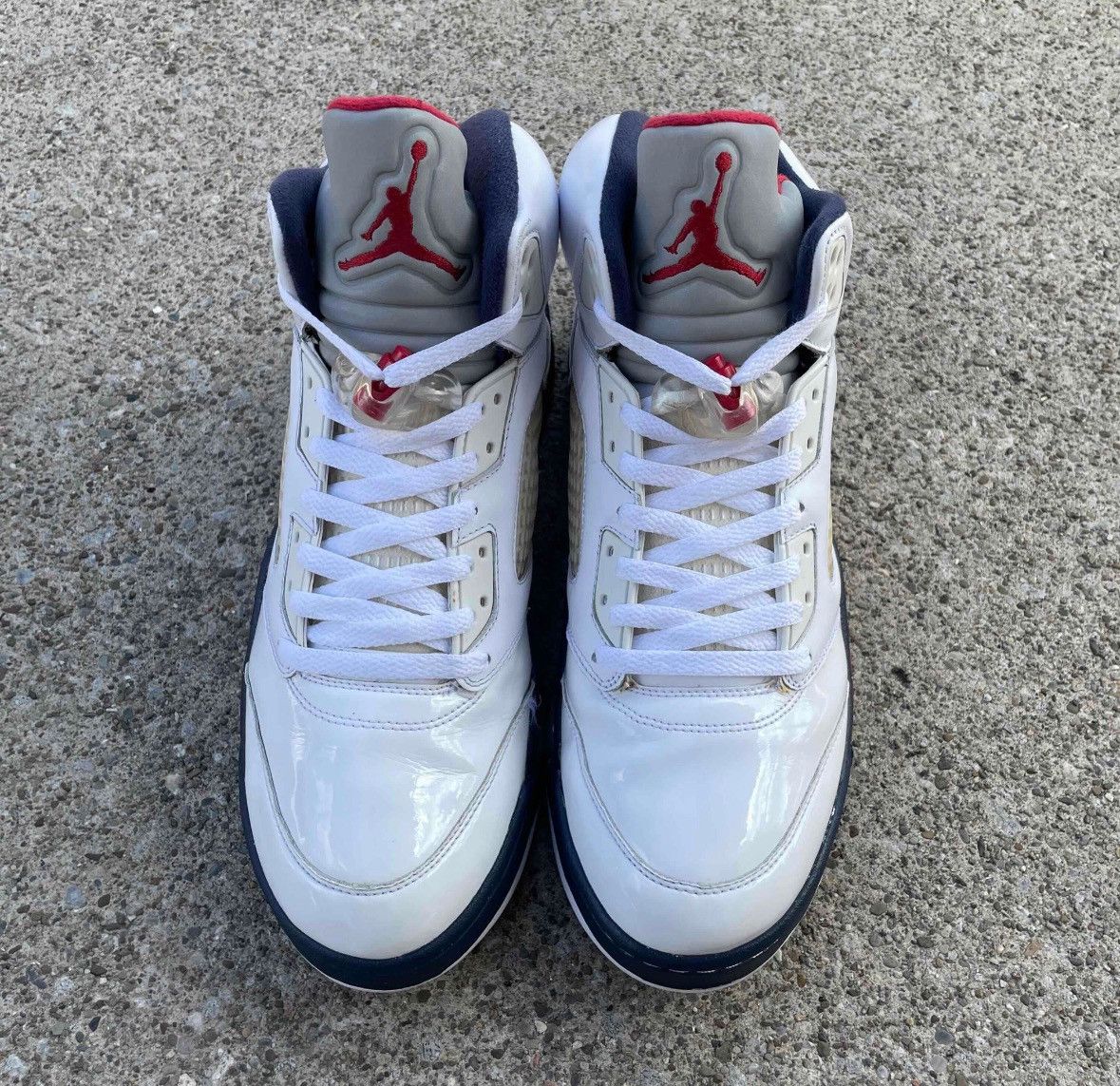 Jordan Brand Size 12-Jordan 5 Independence Day 2011 No Box Lightly Worn Size US 12 / EU 45 - 3 Thumbnail