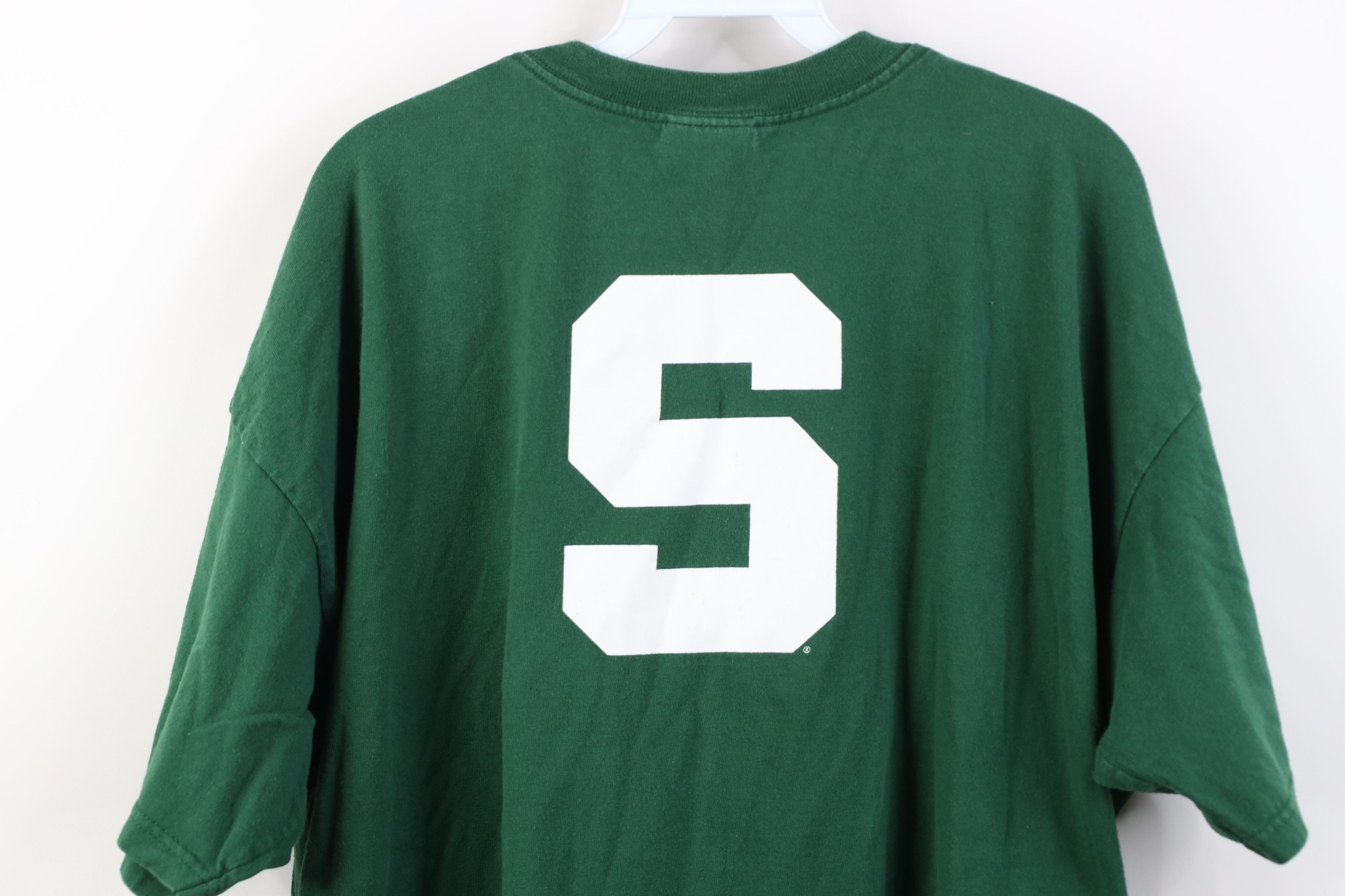 Nike Vintage Nike Just Do It Michigan State University T-Shirt Size US XL / EU 56 / 4 - 12 Thumbnail