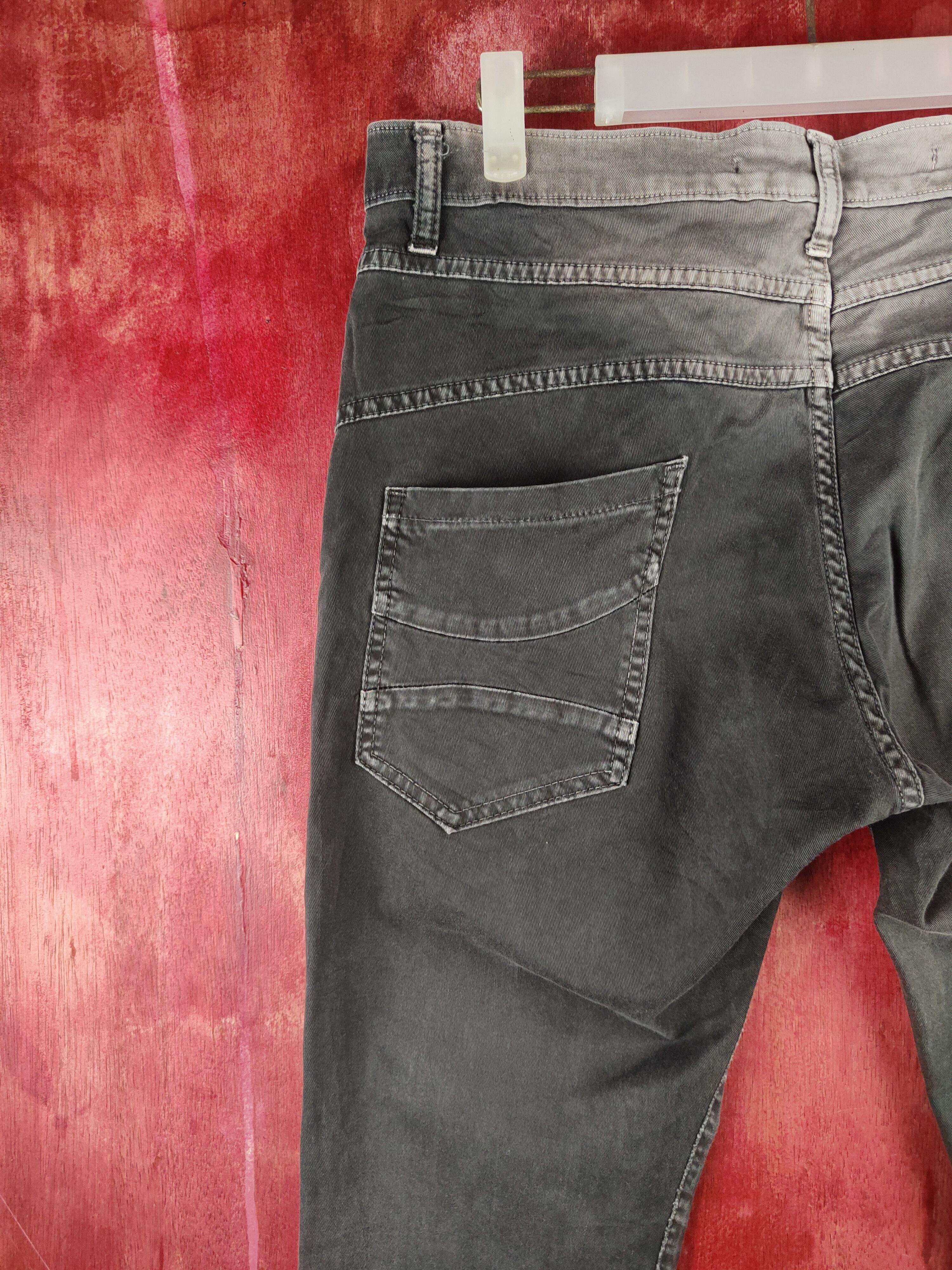 Vision Streetwear Vintage Please Black Faded Trousers Pants N#S22 Size US 32 / EU 48 - 8 Thumbnail