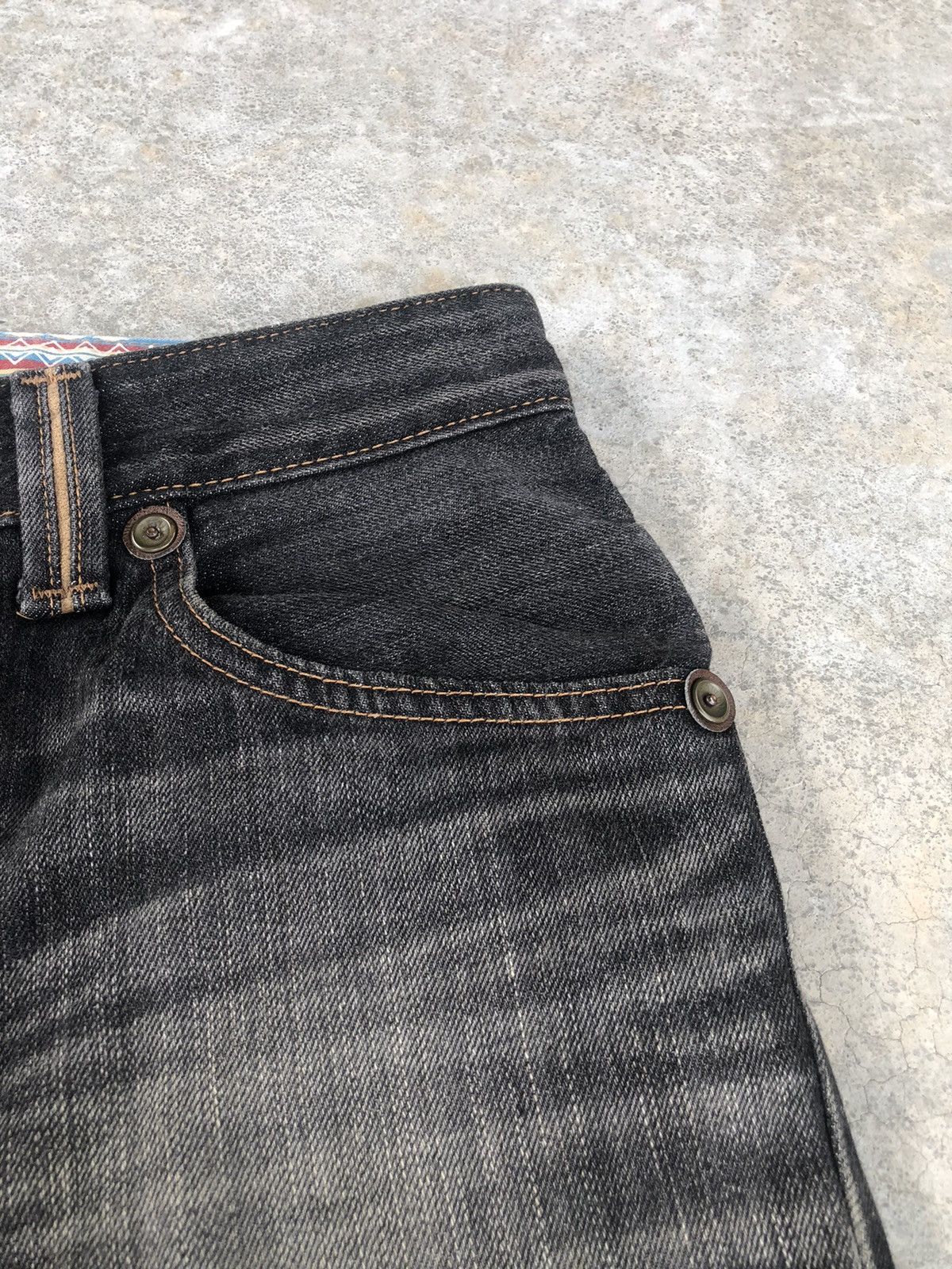 If Six Was Nine Japanese Edwin XV Flared Jeans Distressed Navajo Style Size US 28 / EU 44 - 15 Thumbnail