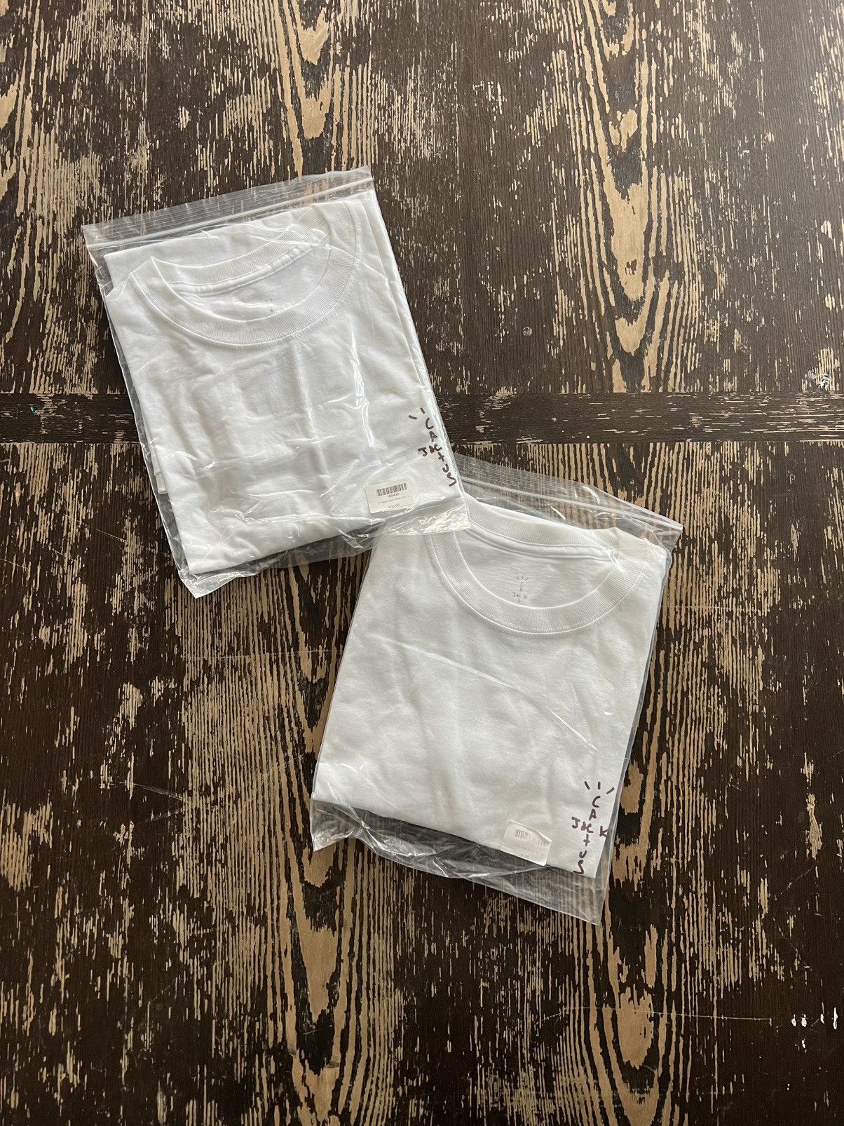Travis Scott Cactus Jack white T’s 2 pack Size US XL / EU 56 / 4 - 2 Thumbnail