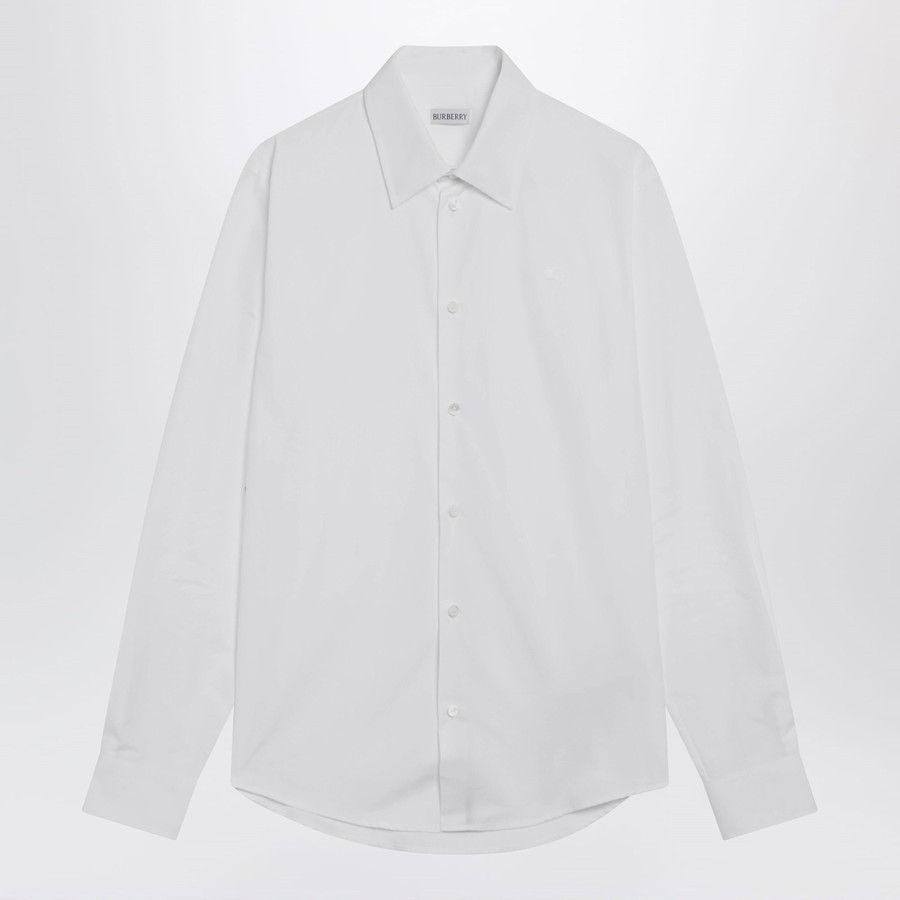 o1d2blof0226 Cotton Poplin Shirt in White