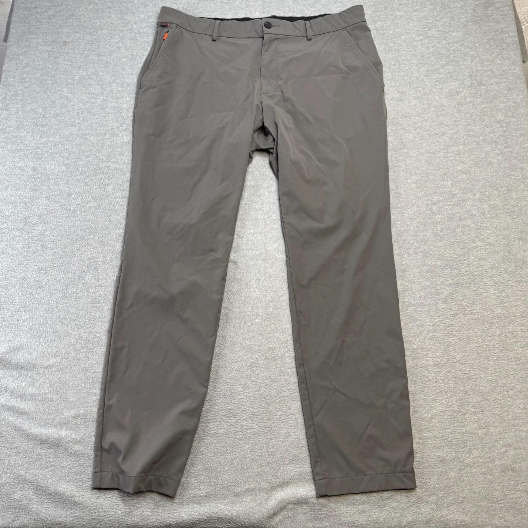 KJUS KJUS Iver Pants Mens 40x32 Gray Tailored Fit Performance Golf Trousers Stretch Size US 38 / EU 54 - 5 Thumbnail