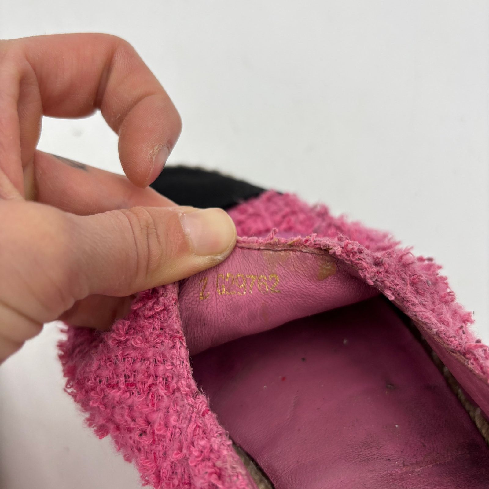 Chanel Chanel CC Pink Tweed Espadrilles Cap Toe Women's 39 US 8 Size US 8 / IT 38 - 9 Thumbnail