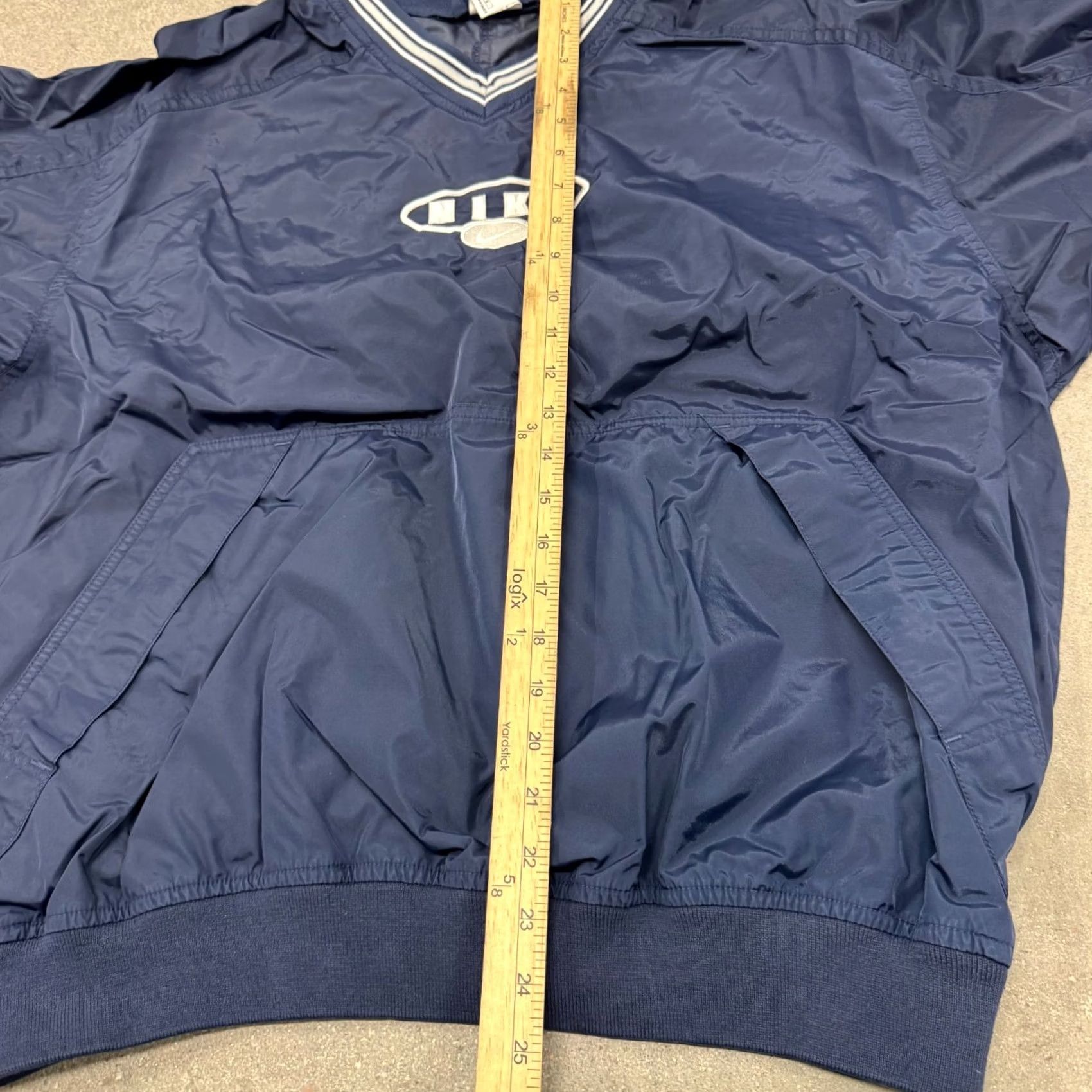 Nike VINTAGE Nike Windrunner Jacket Mens L Blue Swoosh Logo Pullover Long Sleeve Size US L / EU 52-54 / 3 - 5 Thumbnail