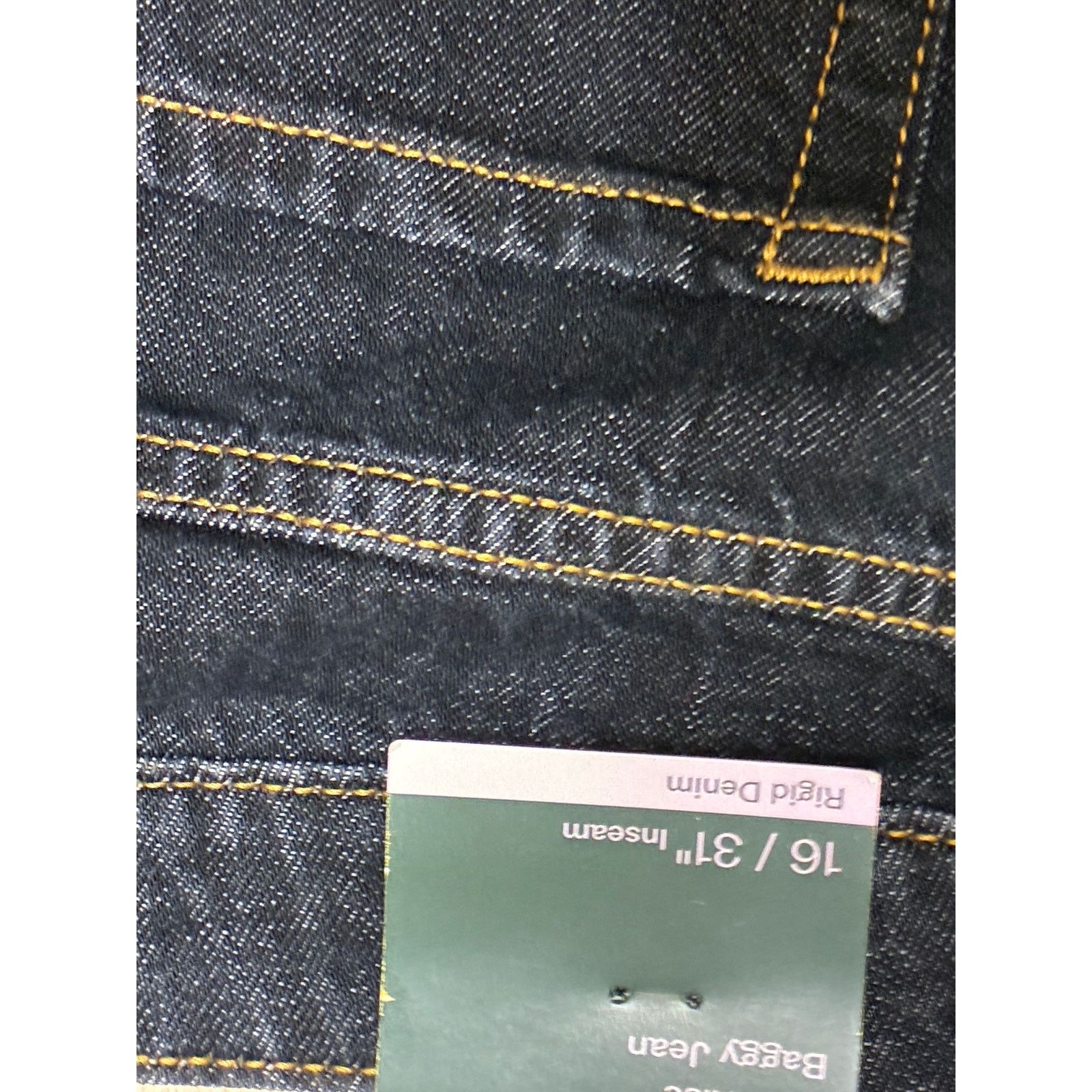The Unbranded Brand Wild Fable Womens Low-Rise Baggy Jean 16/31 Inseam Dark Blue Size 31" - 5 Thumbnail