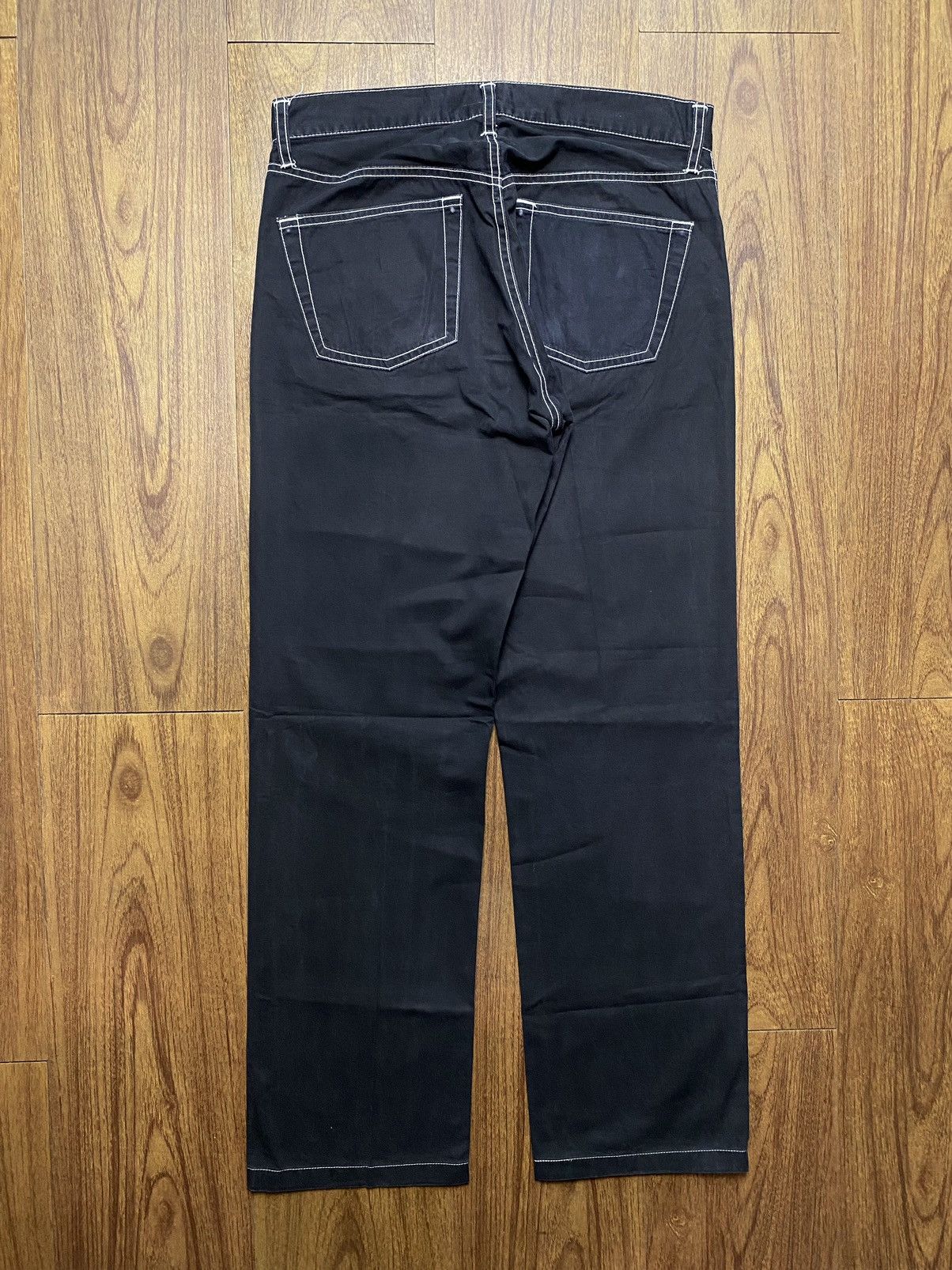 Comme des Garcons Homme 1990s CDG Homme Contrast Stitch Pants Size US 31 - 4 Thumbnail