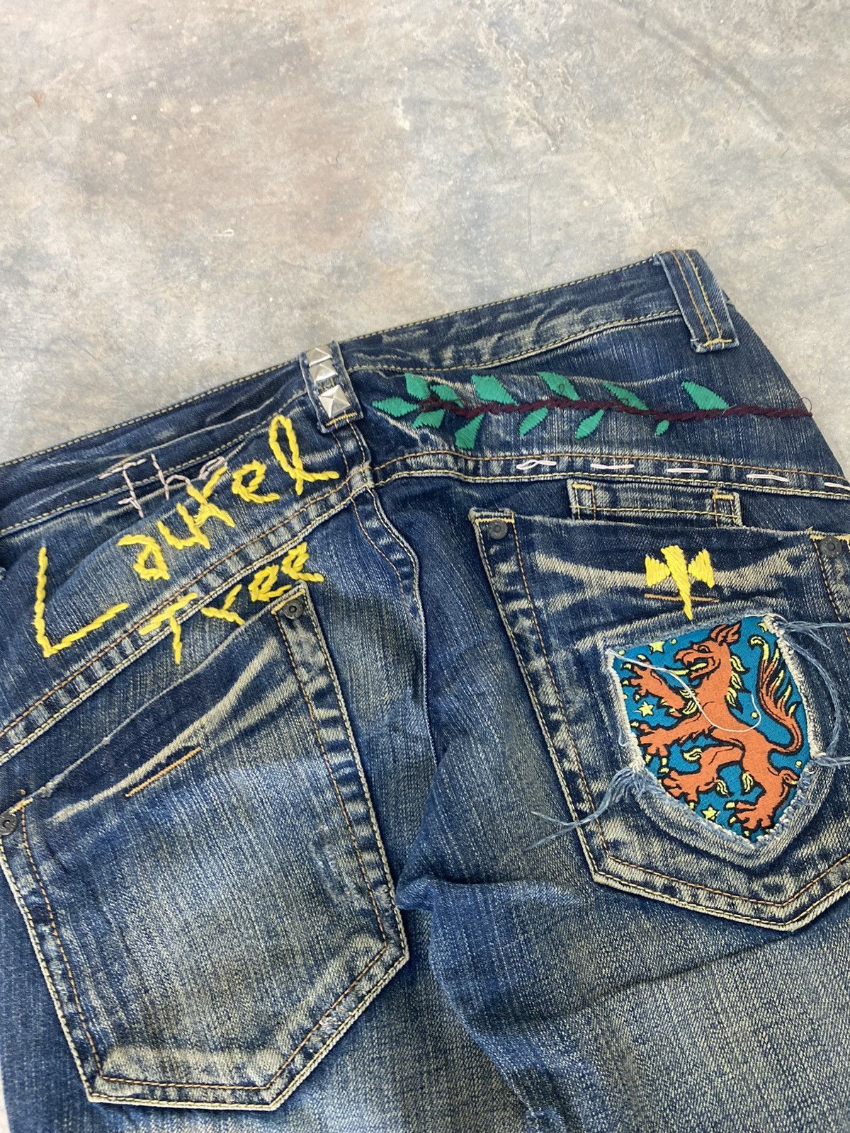 Hysteric Glamour Flare ☠️ Drive Jeans Mud Wash Punk Grunge Lgb Size US 30 / EU 46 - 12 Thumbnail