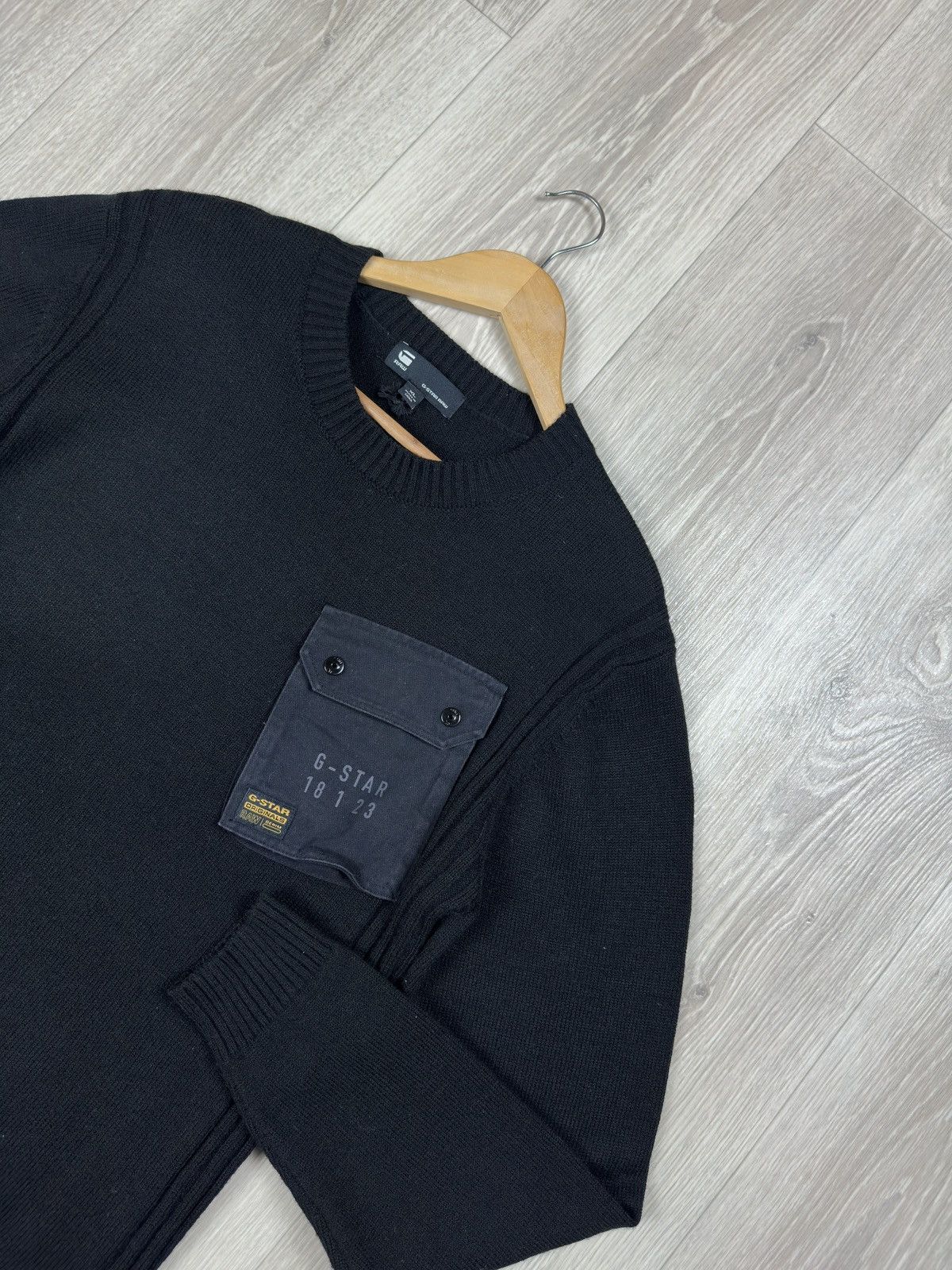 G-Star Raw G Star Wool Sweater Logo Pocket Y2K Style Size XL Size US XL / EU 56 / 4 - 2 Thumbnail