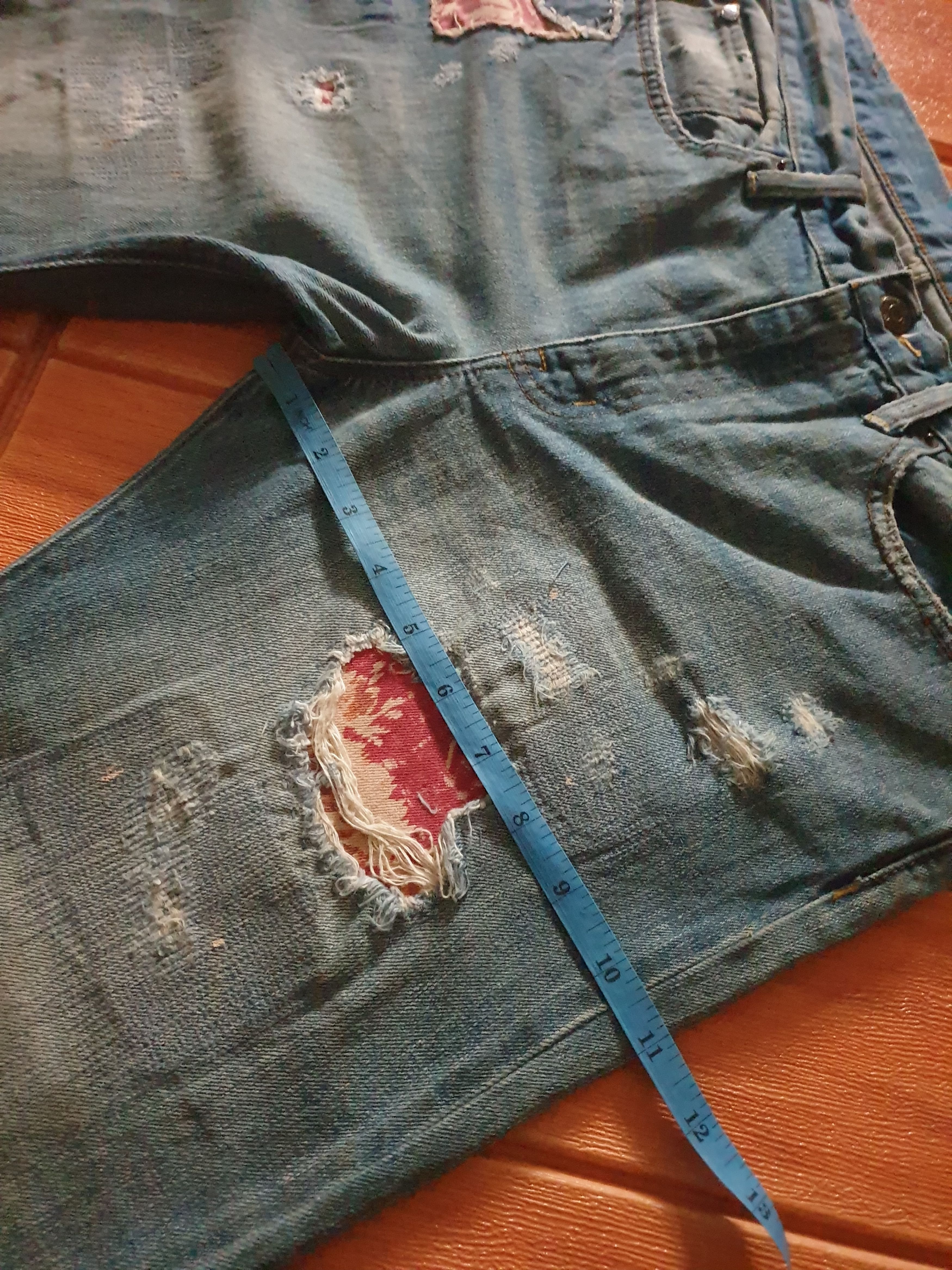 Polo Ralph Lauren Polo Ralph Lauren patchwork Japanese style denim pant Size US 34 / EU 50 - 5 Thumbnail