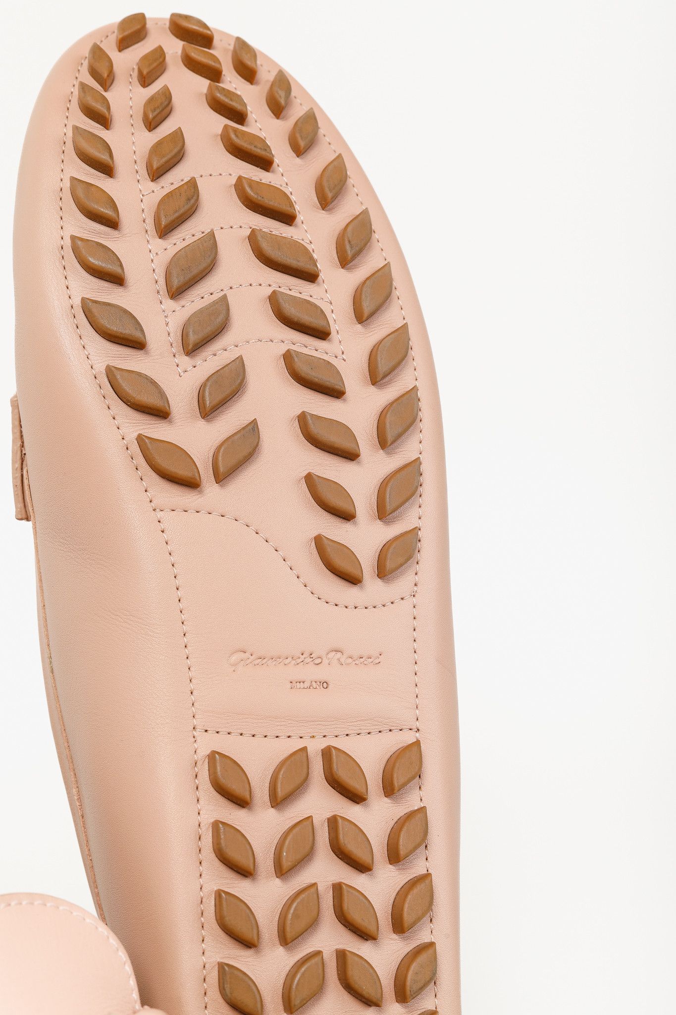 Gianvito Rossi Gianvito Rossi Monza Pink Braided Leather Loafers Size US 8.5 / IT 38.5 - 5 Thumbnail