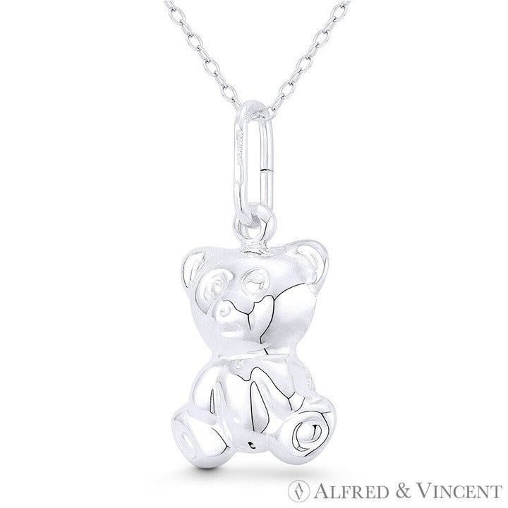Other Big-Head Teddy Bear & Heart 3D Charm Pendant Size ONE SIZE - 1 Preview