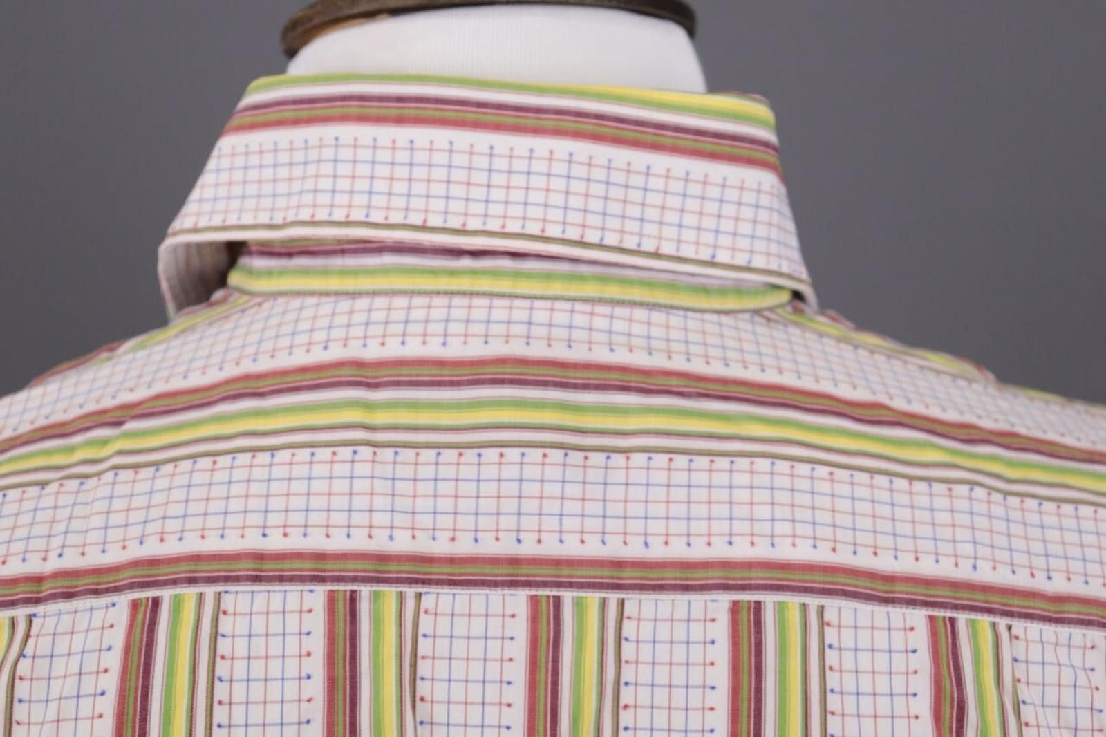 Etro Etro Milano Multicolor Striped Button Dress Shirt Size 42 Size US M / EU 48-50 / 2 - 12 Thumbnail