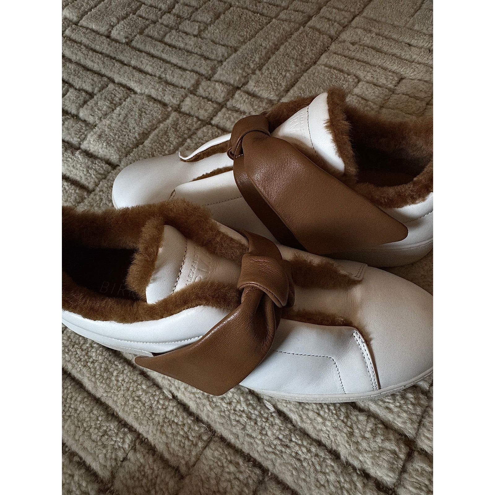 Alexandre Birman Alexandre Birman Clarita Sneaker Shearling Cognac Size US 11 / EU 44 - 4 Thumbnail