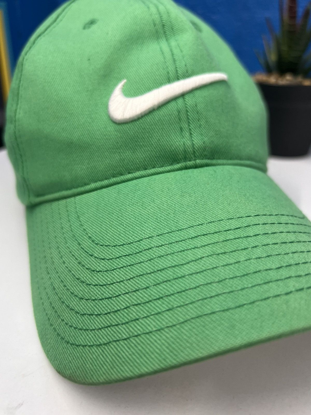 Nike × Vintage Nike Vintage Big Logo Cap Size ONE SIZE - 4 Thumbnail