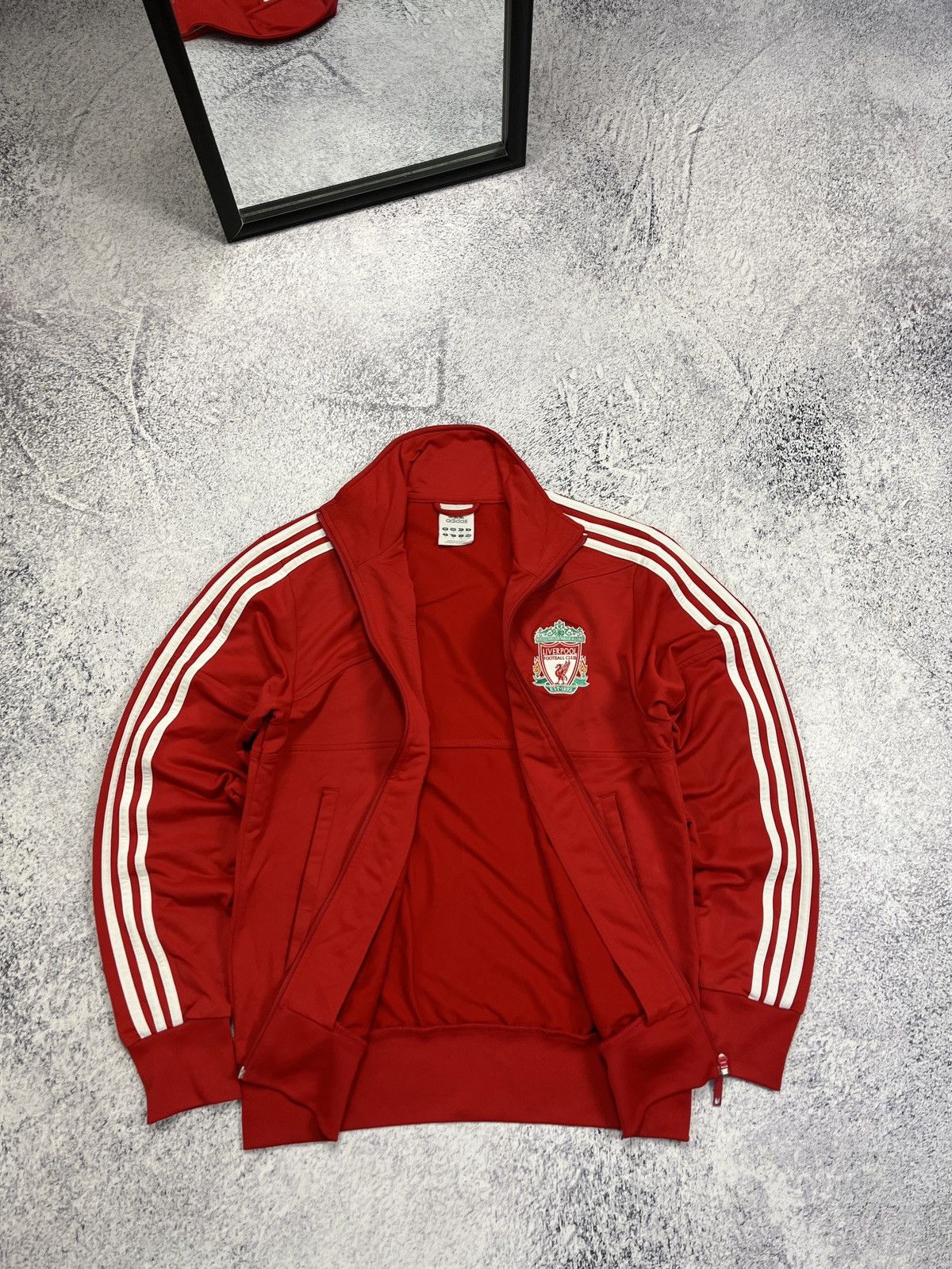 Adidas Adidas Liverpool 2009 Football Training Soccer Jacket Hype Size US S / EU 44-46 / 1 - 10 Thumbnail
