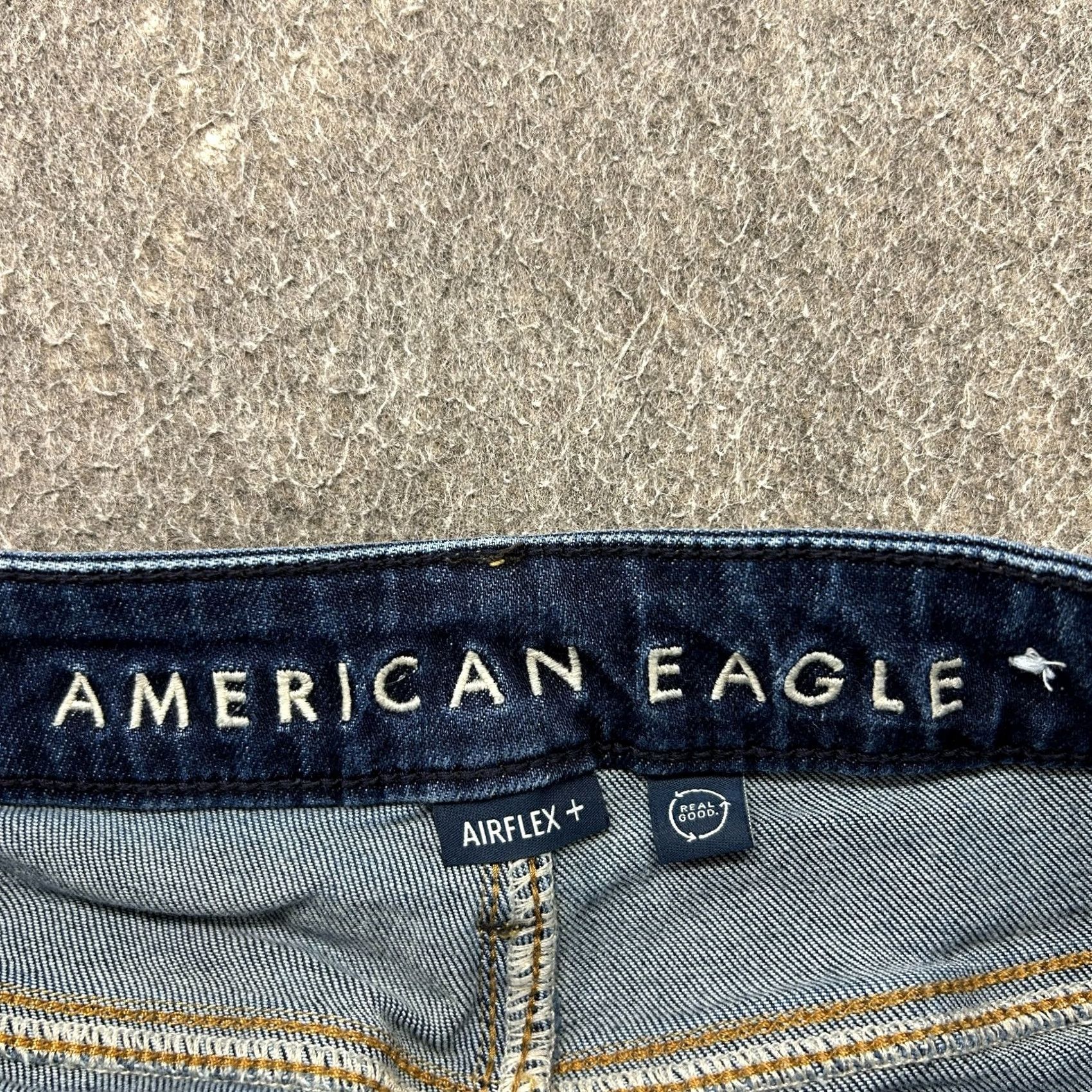 American Eagle Outfitters American Eagle Jeans Mens 29x30 Blue Slim Denim Aiflex Plus Relaxed Straight 5-Pocket Logo Size US 29 - 3 Thumbnail