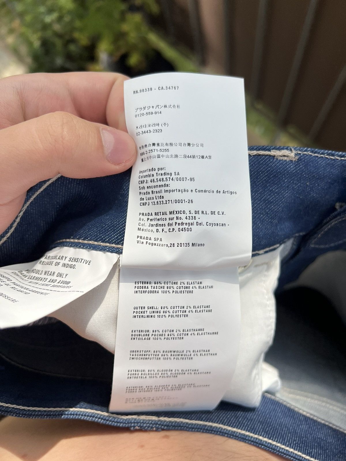 Prada Prada jeans pants never worm Size 25" / US 0 / IT 36 - 14 Thumbnail