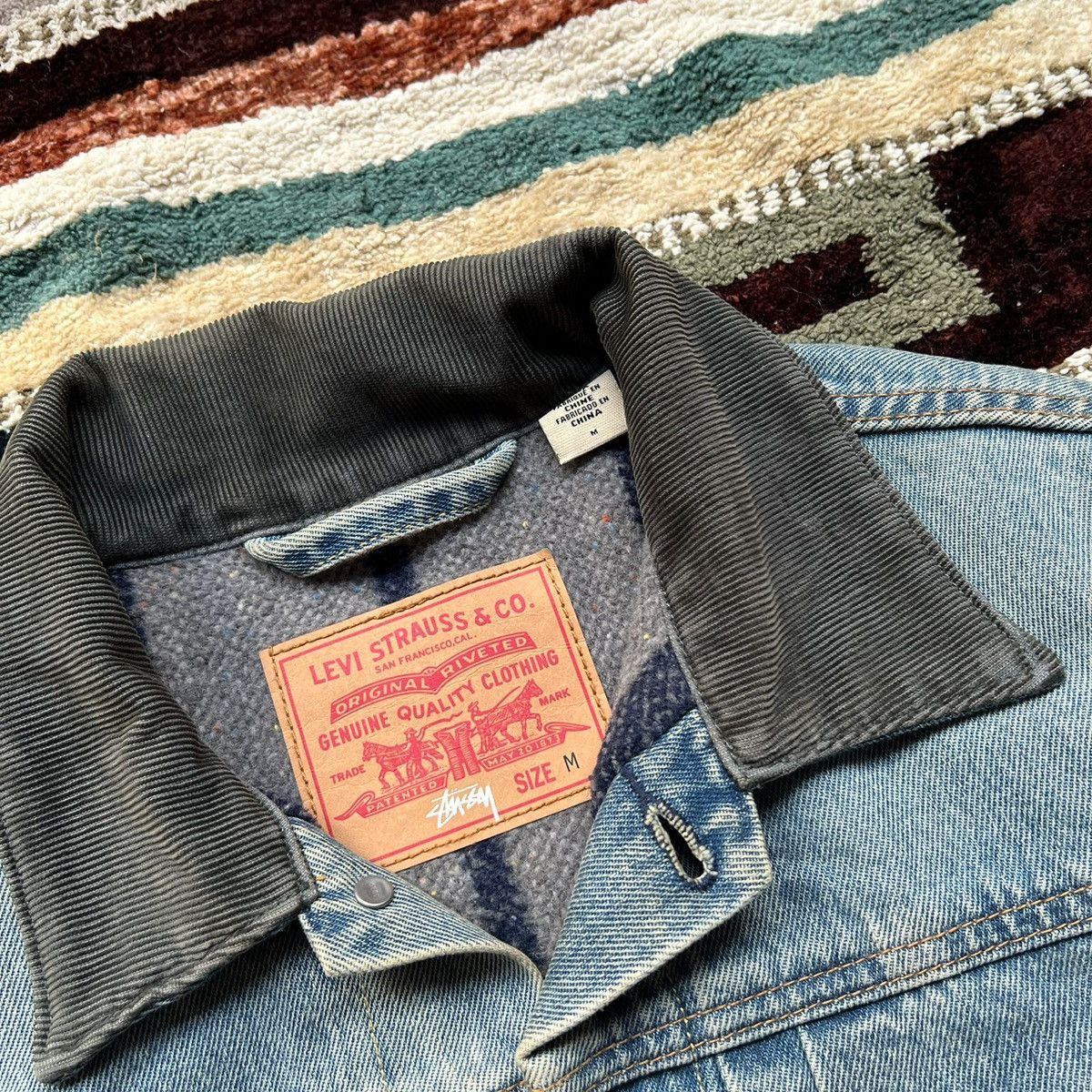 Levi's × Stussy Stussy X Levis Denim Jacket Size US M / EU 48-50 / 2 - 6 Thumbnail