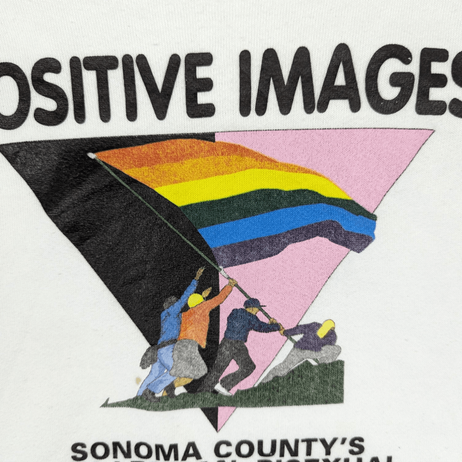 Hanes Vintage Hanes LGBT Sonoma County Positive Image Sweatshirt Size L / US 10 / IT 46 - 6 Thumbnail