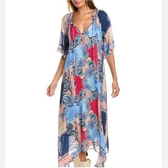 Johnny Was Cordelia Easy Midi Dress NWT Extra Large