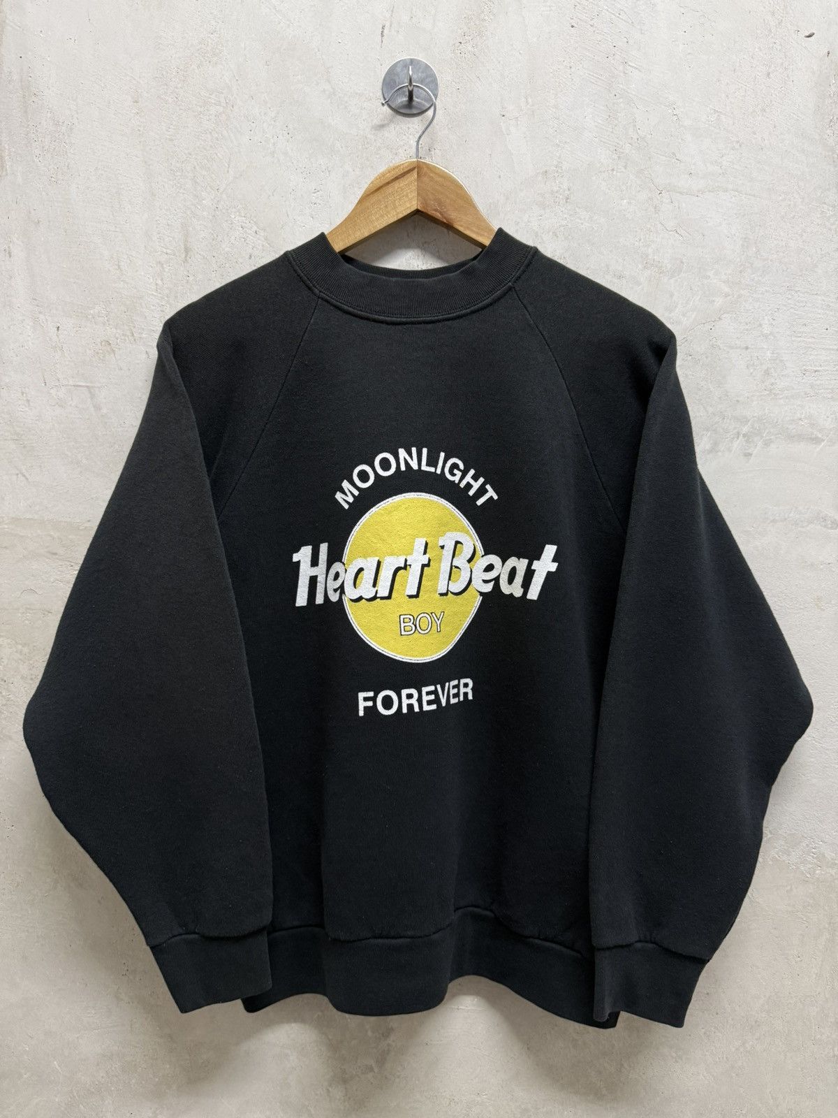 Vintage Vintage Heart Beat Boy hard rock cafe Parody Sweatshirt Size US L / EU 52-54 / 3 - 1 Thumbnail