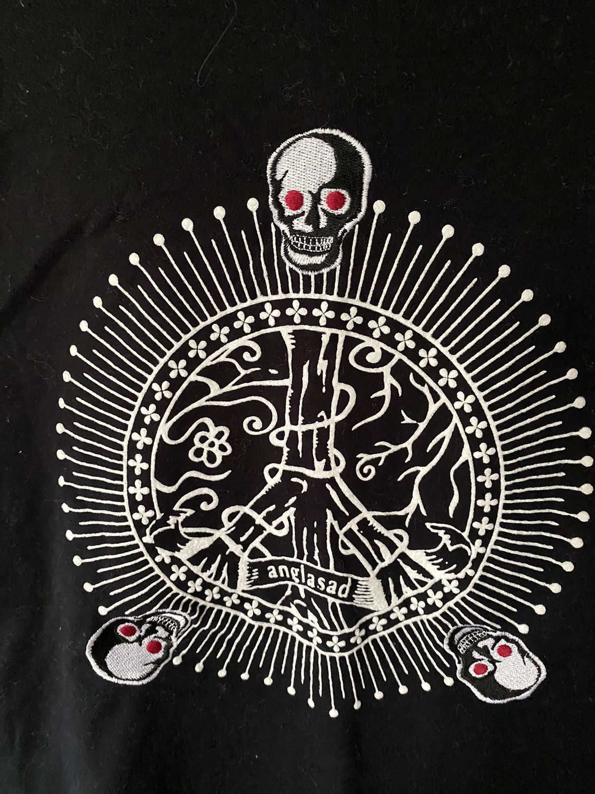 KMRii 2000s Anglasad Japan embroidered Skull trinity Size US S / EU 44-46 / 1 - 4 Thumbnail