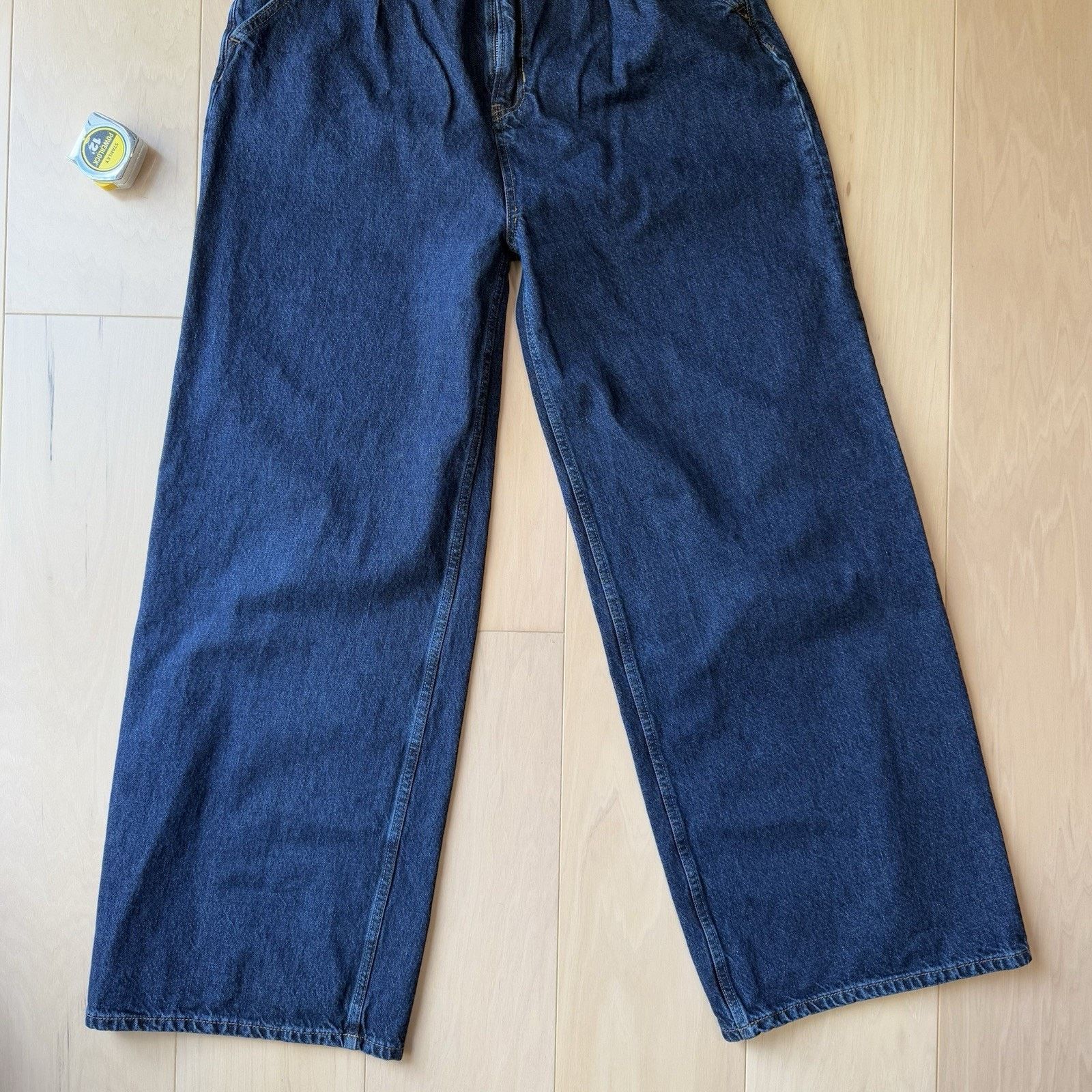 Reformation Reformation Miami Pleated Trouser Jeans Women's 31 Dark Wash Size 31" - 4 Thumbnail