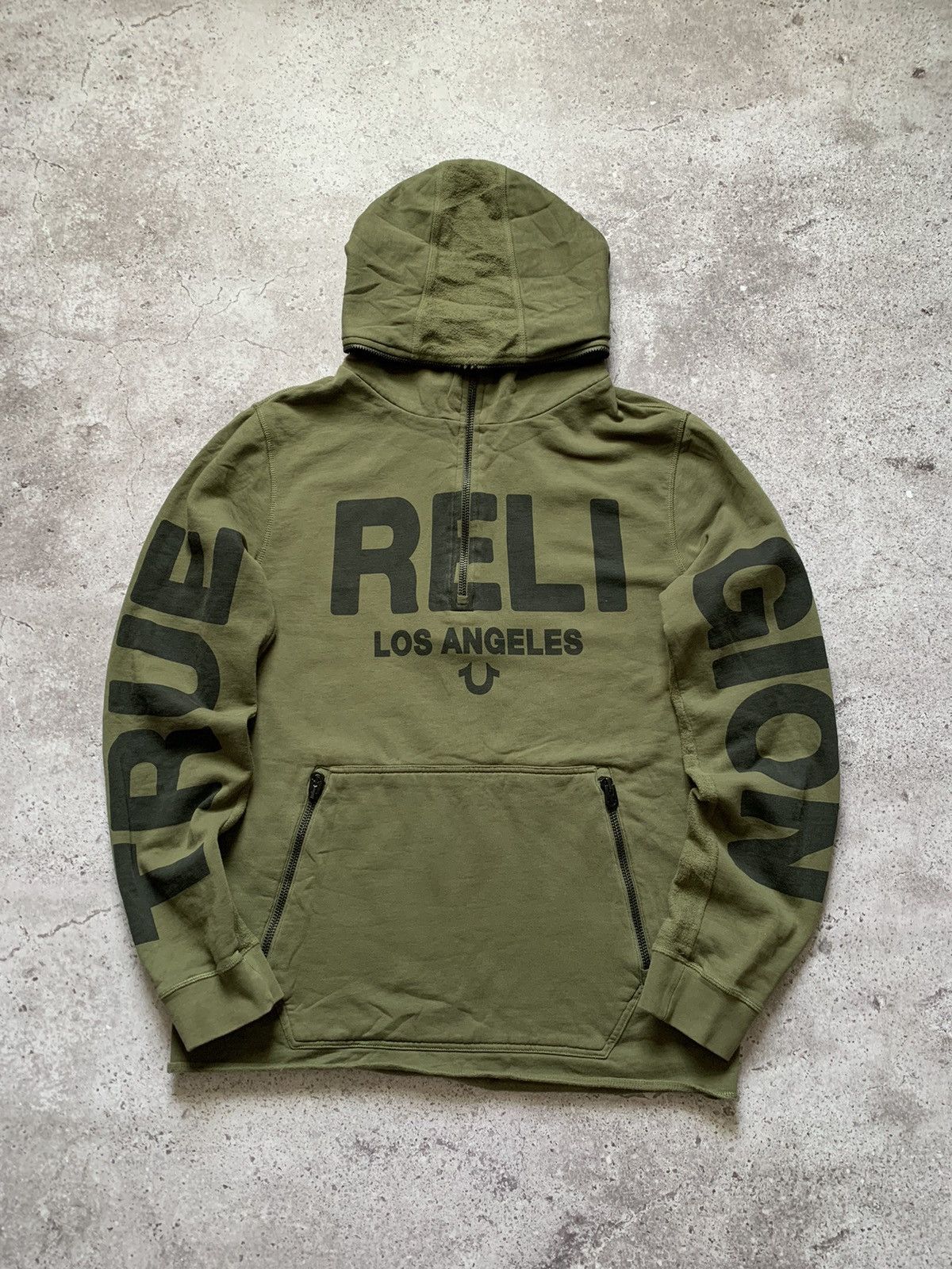 True Religion Vintage True Religion Zip Hoodie Big Logo Size US XL / EU 56 / 4 - 1 Thumbnail