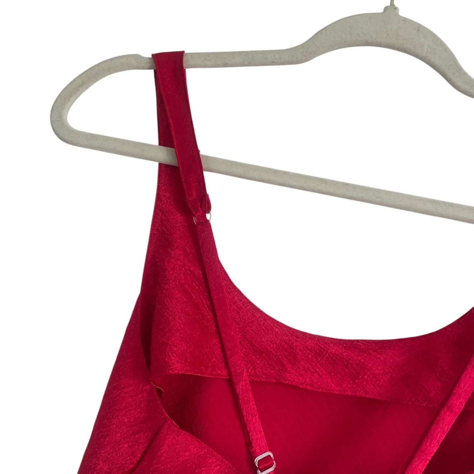 Victoria's Secret Victoria's Secret Vtg 2000s Red Cross Back Lace Trim Slip Size S / US 4 / IT 40 - 7 Thumbnail