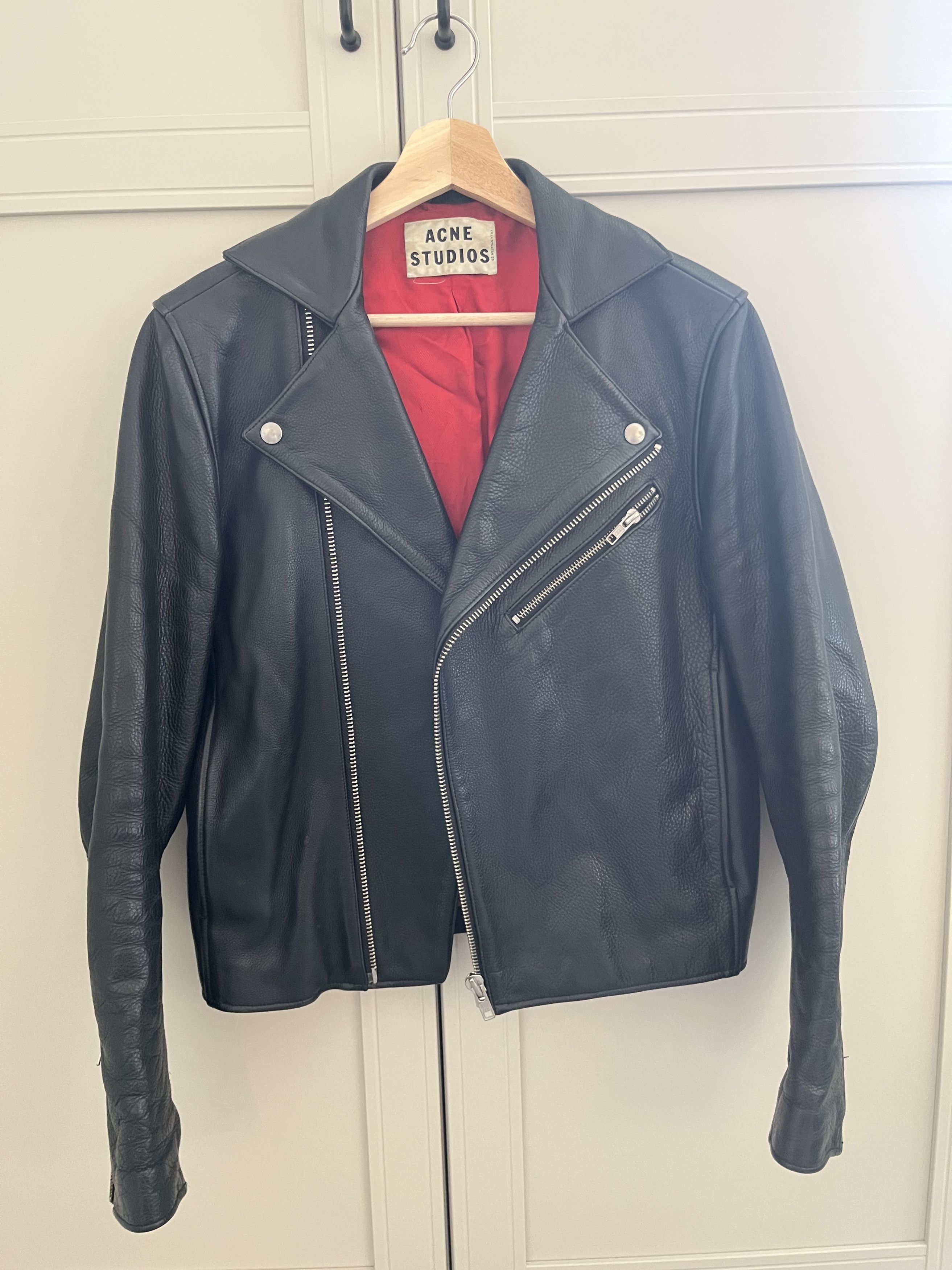 Acne Studios Gibson Leather Jacket | Grailed