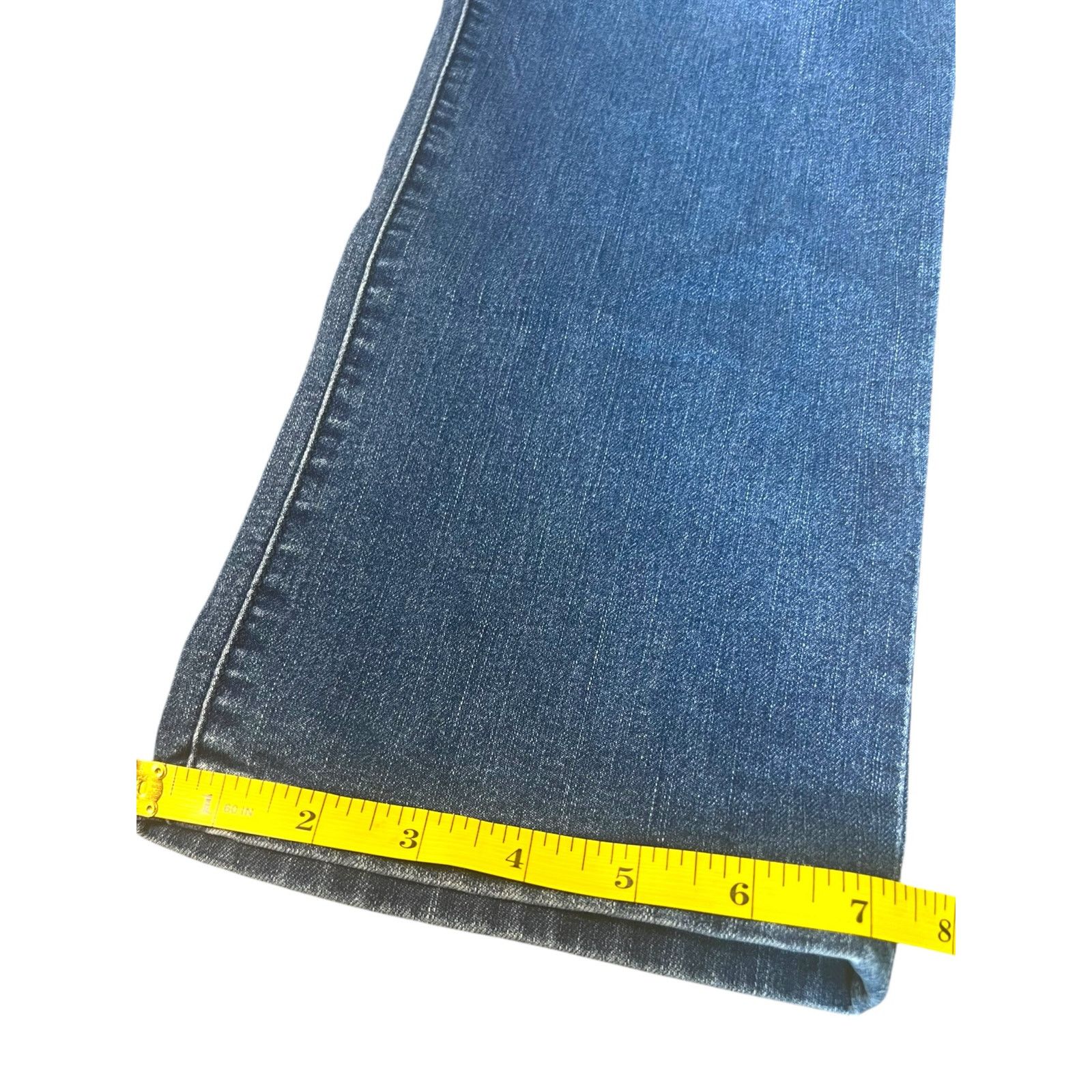 Other ELLE Mid Rise Straight Leg Jeans Blue Denim Womens Size 10 Size 32" / US 10 / IT 46 - 5 Thumbnail