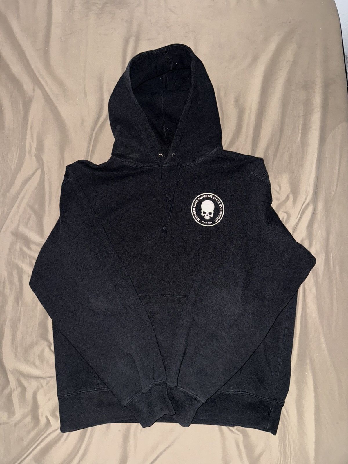 Number (N)ine × Supreme Supreme Number Nine Hoodie Black Size US L / EU 52-54 / 3 - 2 Thumbnail