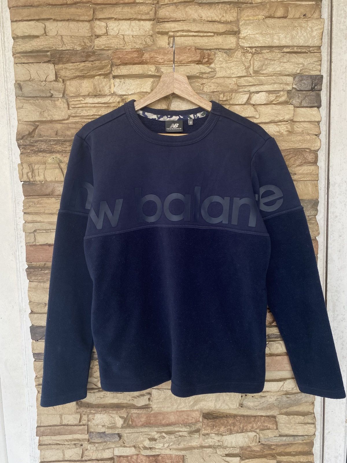 New Balance New Balance Fleece Crewneck Long Sleeve Sweatshirt Size US S / EU 44-46 / 1 - 1 Thumbnail