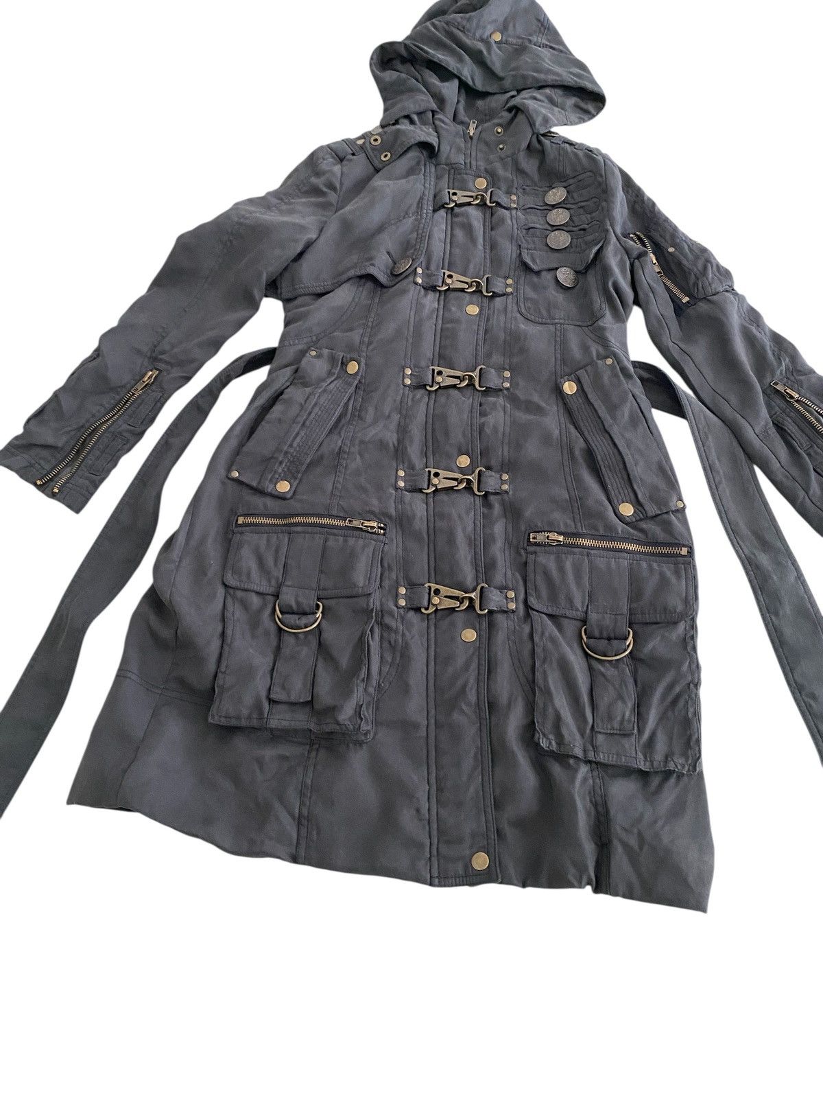 Hysteric Glamour × Japanese Brand × Le Grande Bleu (L.G.B.) 🇯🇵 SWORDFISH PUNK JACKET MULTIPOCKET DESIGN L.G.B HOODIE Size US M / EU 48-50 / 2 - 5 Thumbnail