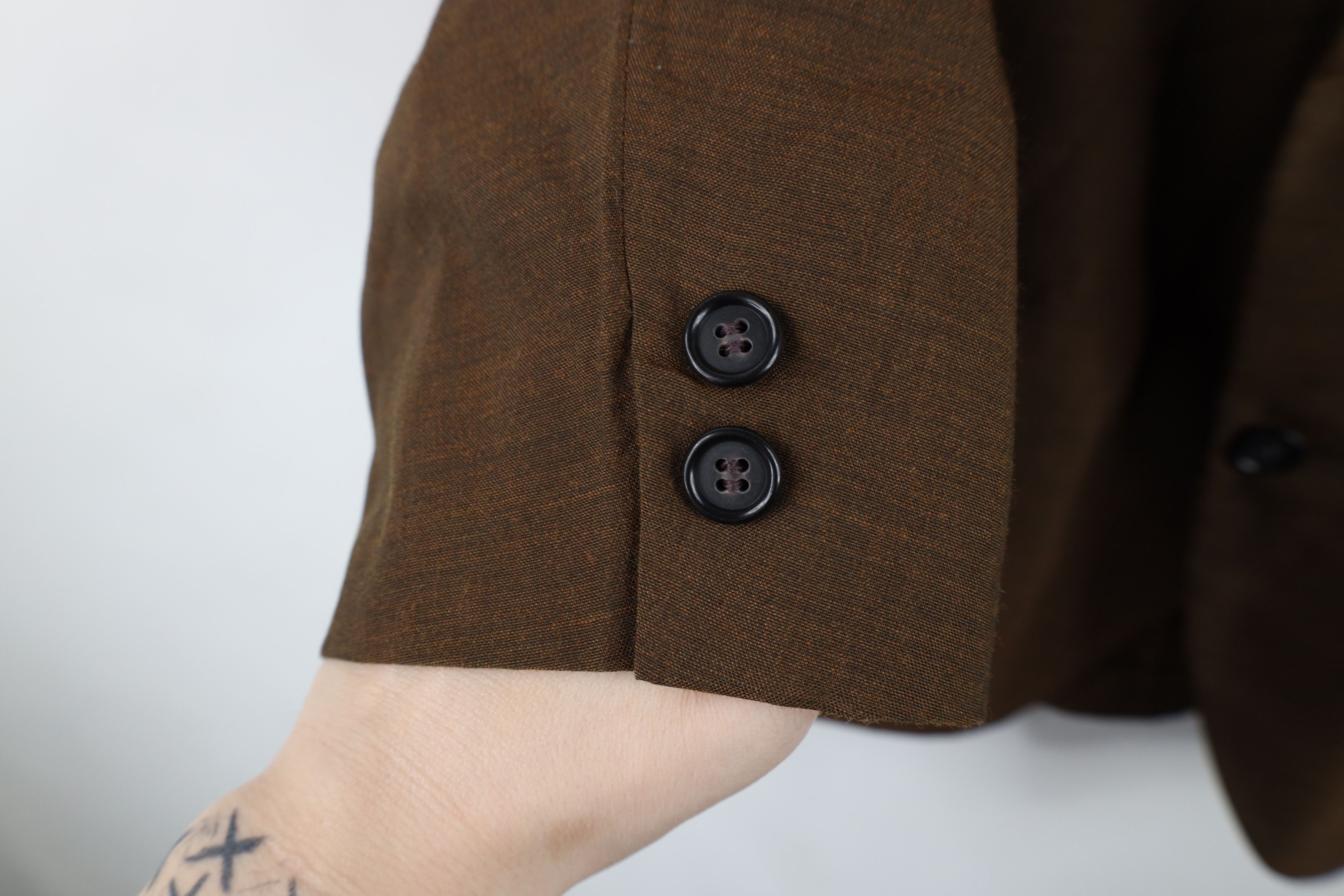 Vintage Vintage 50s Rockabilly Gabardine 2 Button Suit Coat Jacket Size US L / EU 52-54 / 3 - 6 Thumbnail